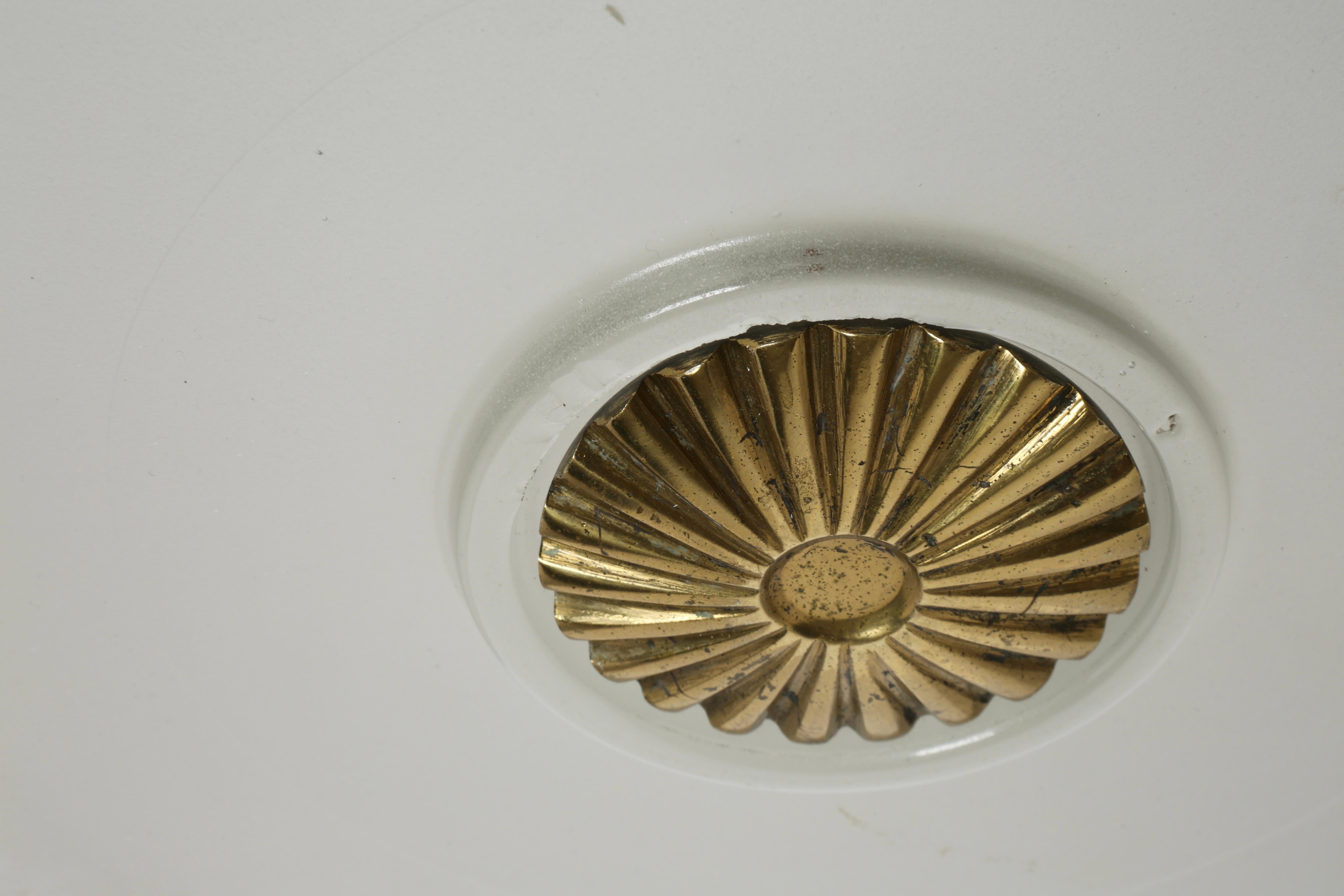 Lampe à encastrer en verre de Murano par Seguso, Italie vers les années 1950 en vente 4