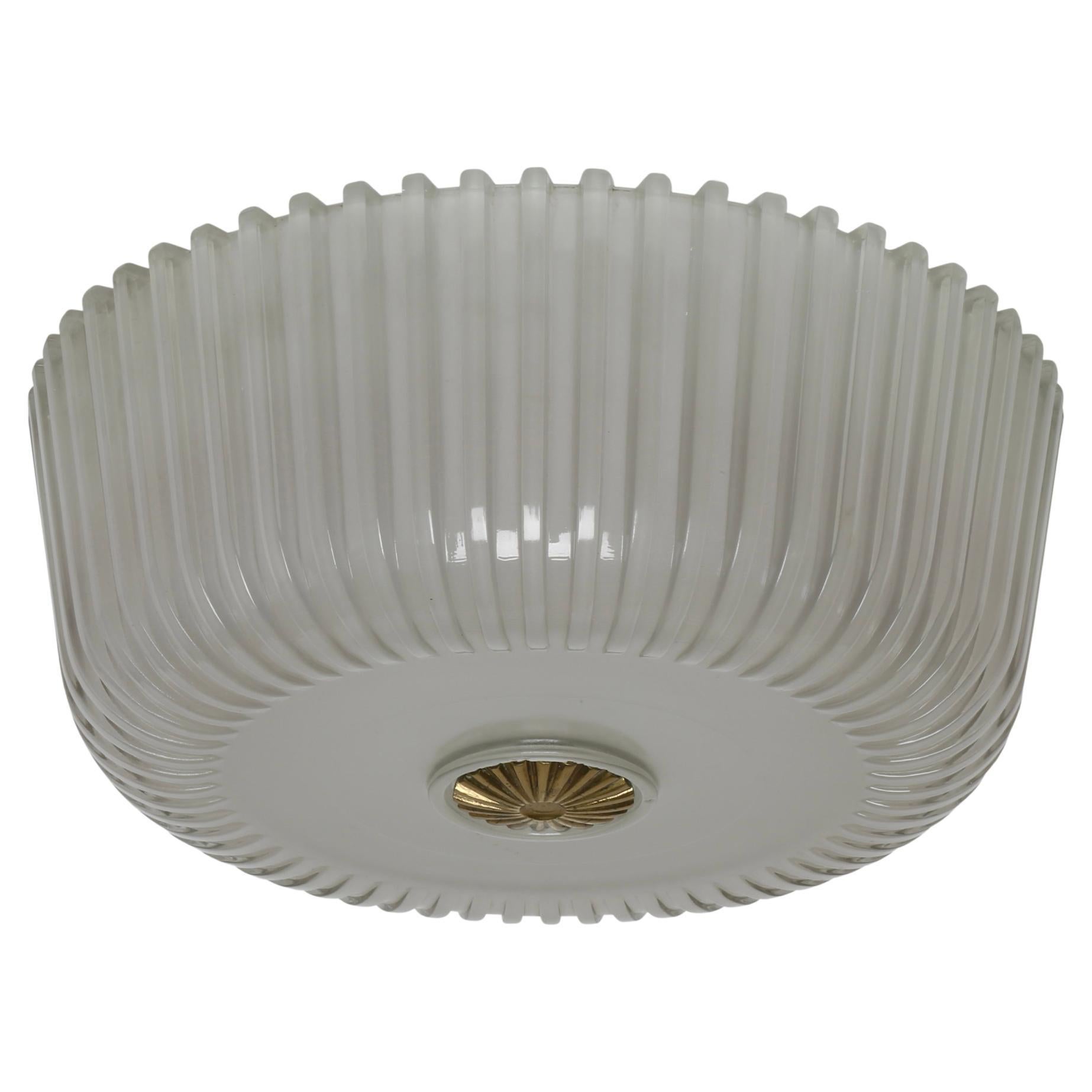 Lampe à encastrer en verre de Murano par Seguso, Italie vers les années 1950 en vente