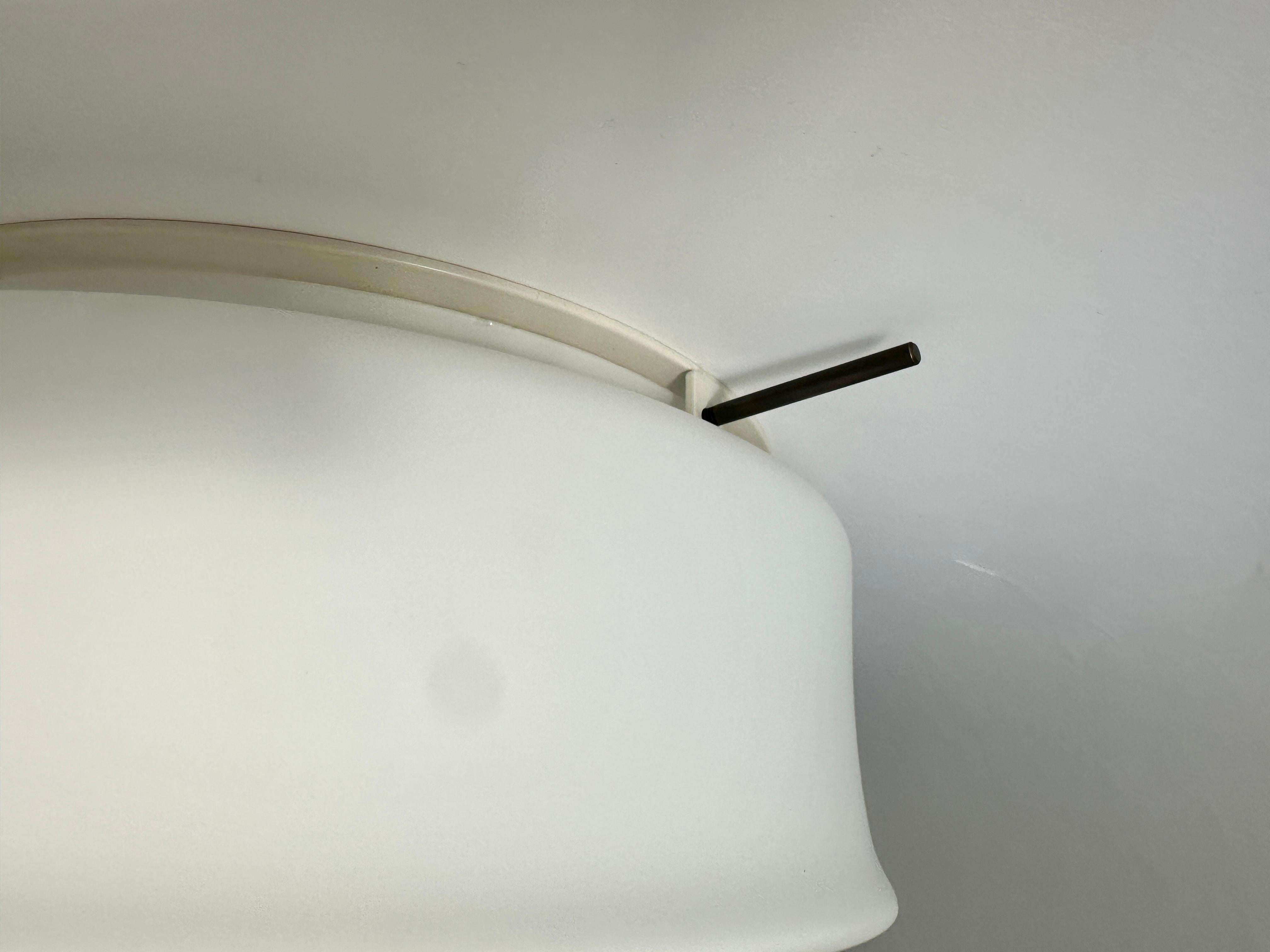 Murano Glass Flush Mount Light by Vistosi, attributed circa 1960s For Sale 3
