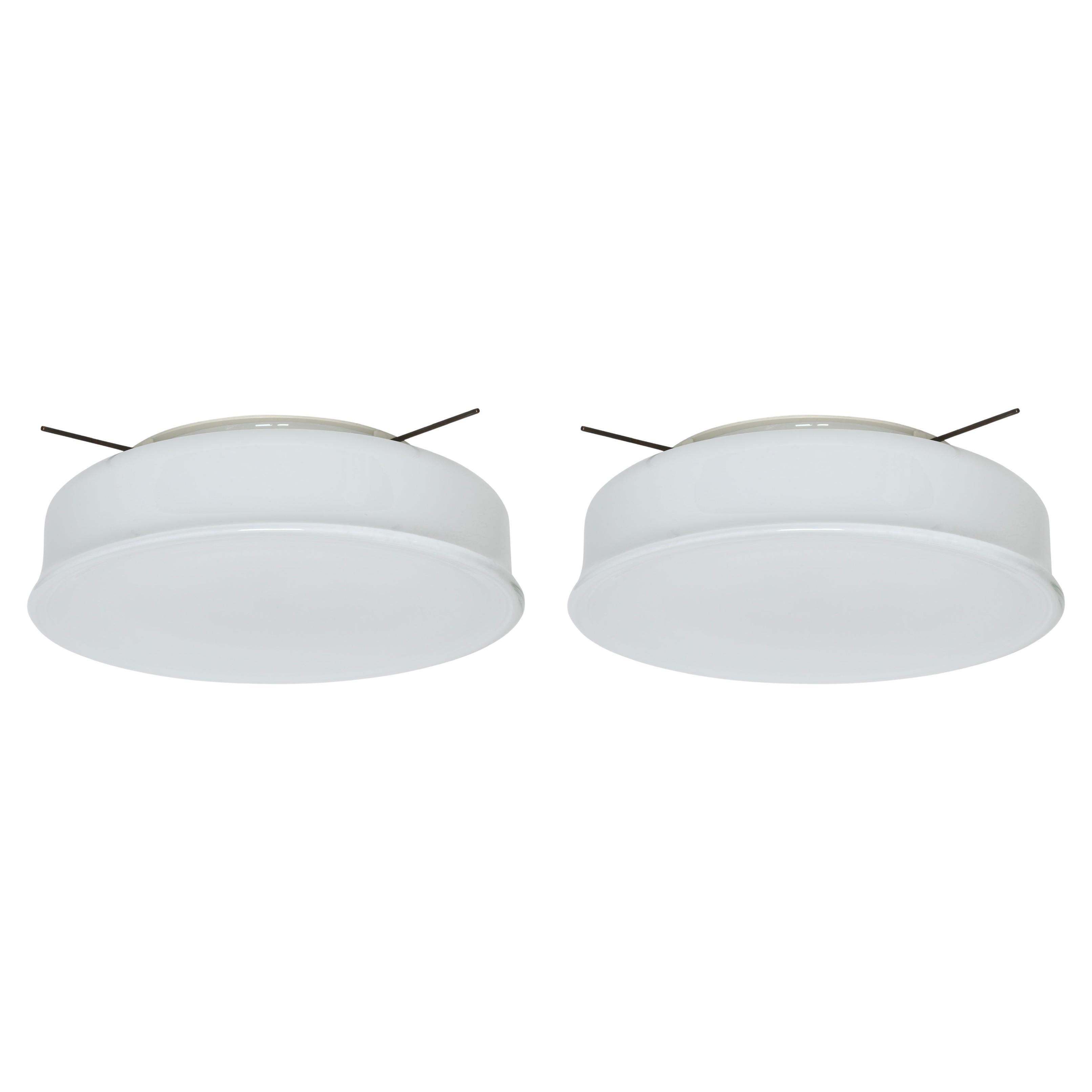 Murano Glas Lights von Vistosi, zugeschrieben um 1960