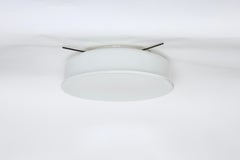 Murano Glass Flush Mount Light by Vistosi, attributed Italy circa 1960s