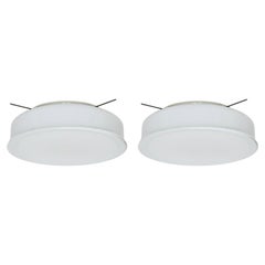 Murano Glass Flush Mount Light by Vistosi, attributed Italy circa 1960s