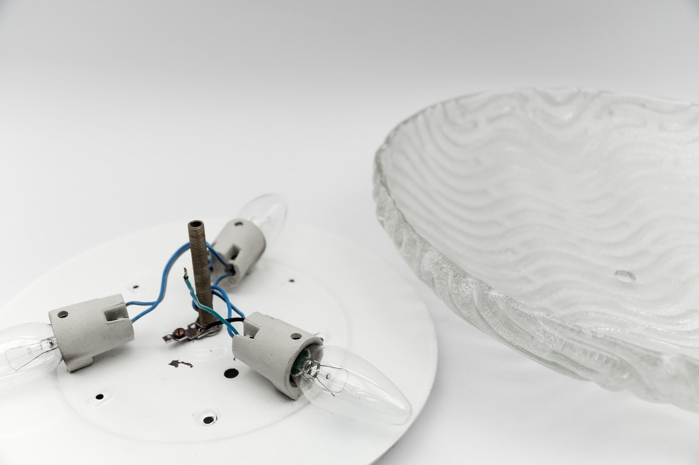 Murano Glass Flush Mount Light 