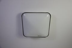 Lámpara empotrada o de pared de cristal de Murano para Leucos, años 60, Italia
