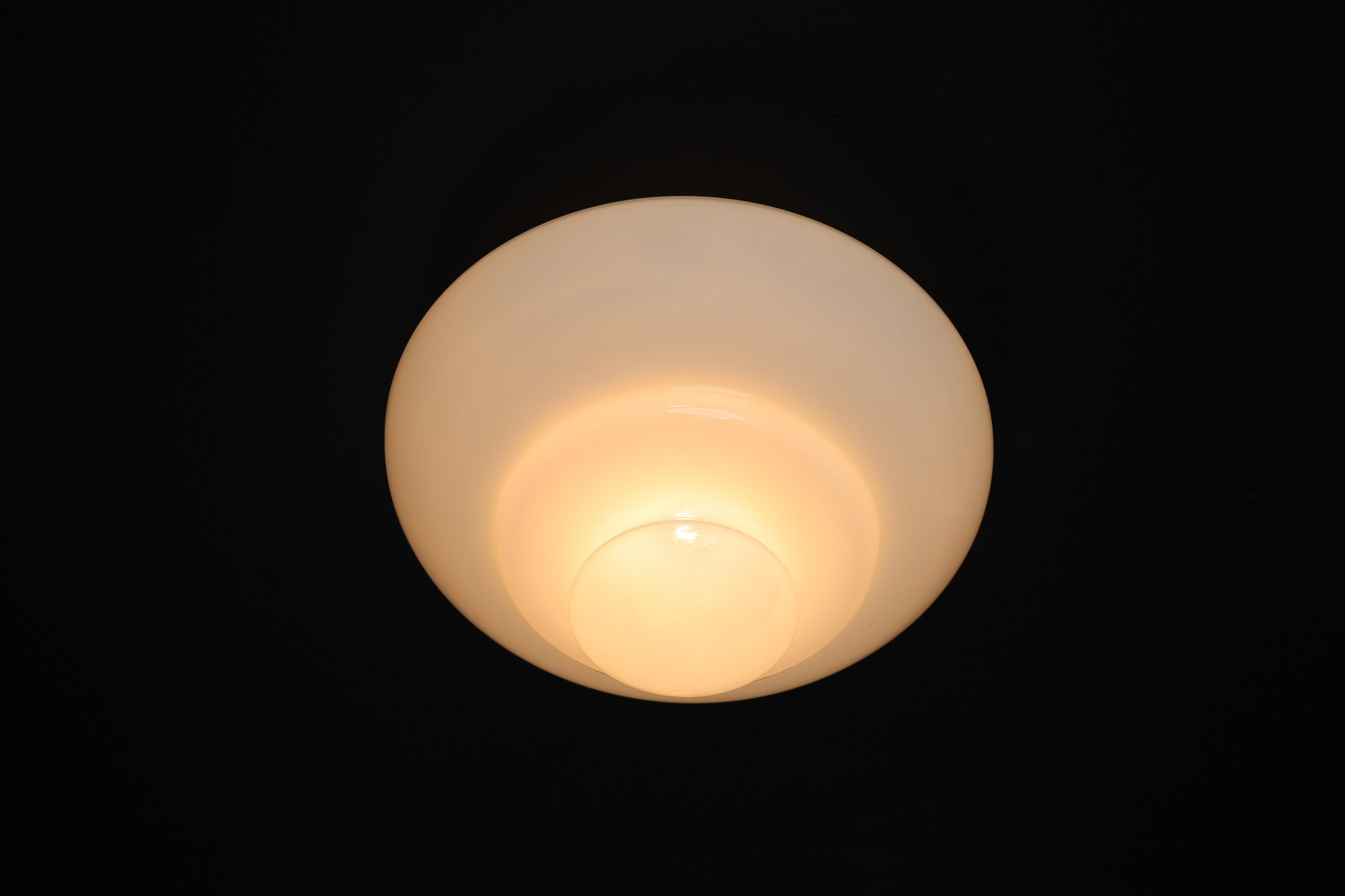 Empotrable o aplique de cristal de Murano soplado a mano, Italia, años 60 en venta 9