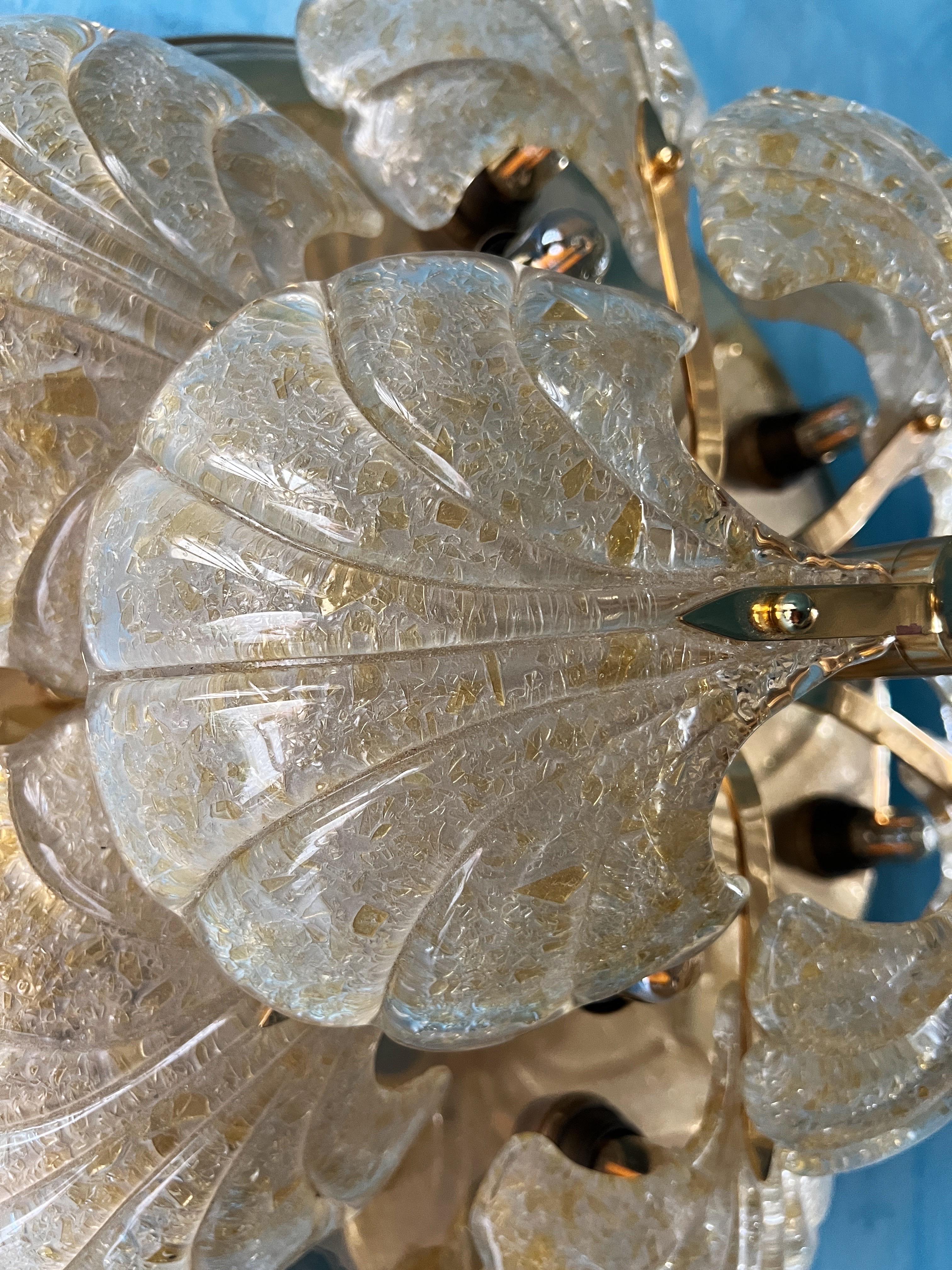 Lampe murale ou encastrée en verre de Murano Modernité du milieu du siècle, Italie, années 1980 en vente 10