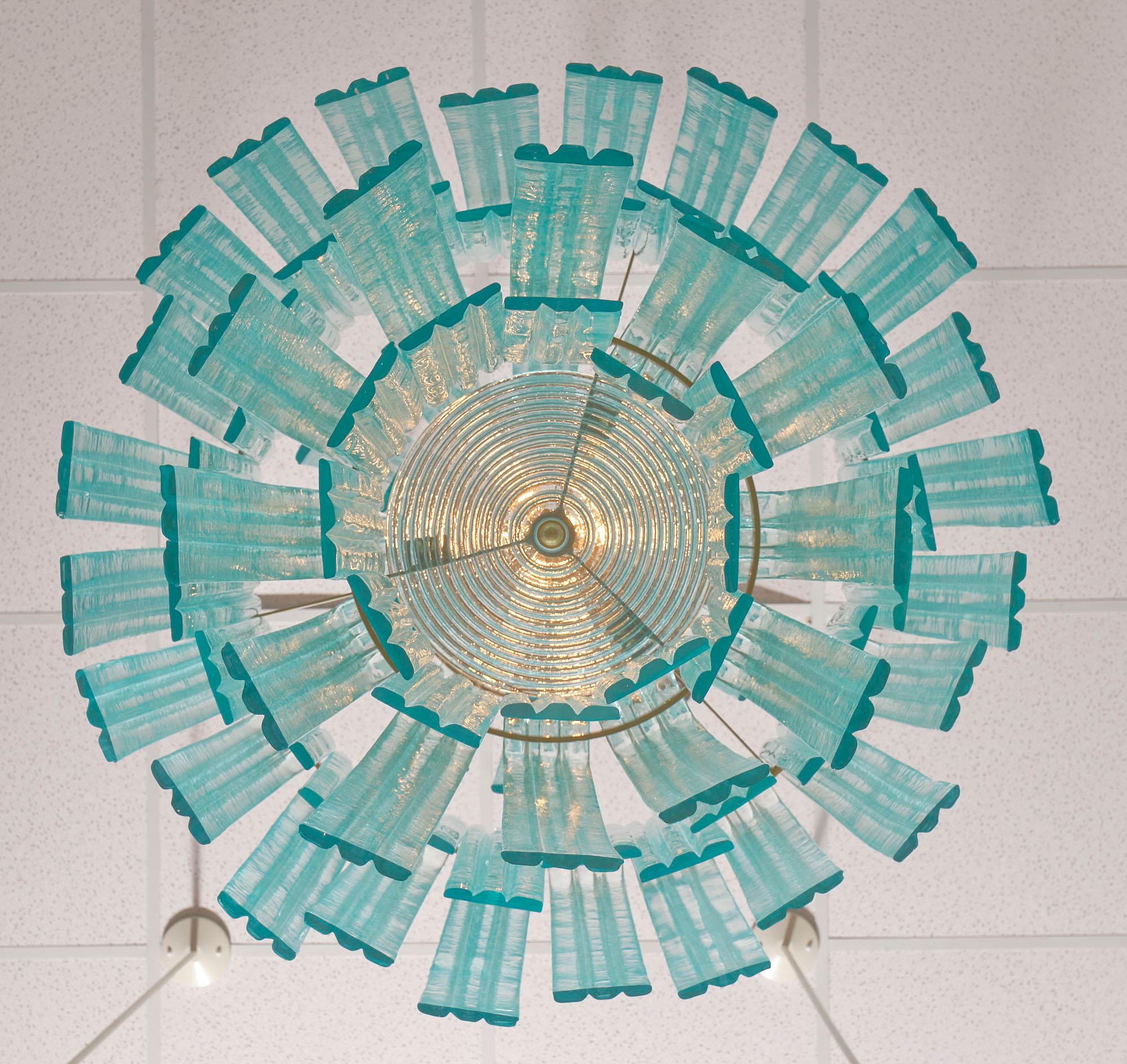 Murano Glass “Forcine” Chandelier For Sale 3