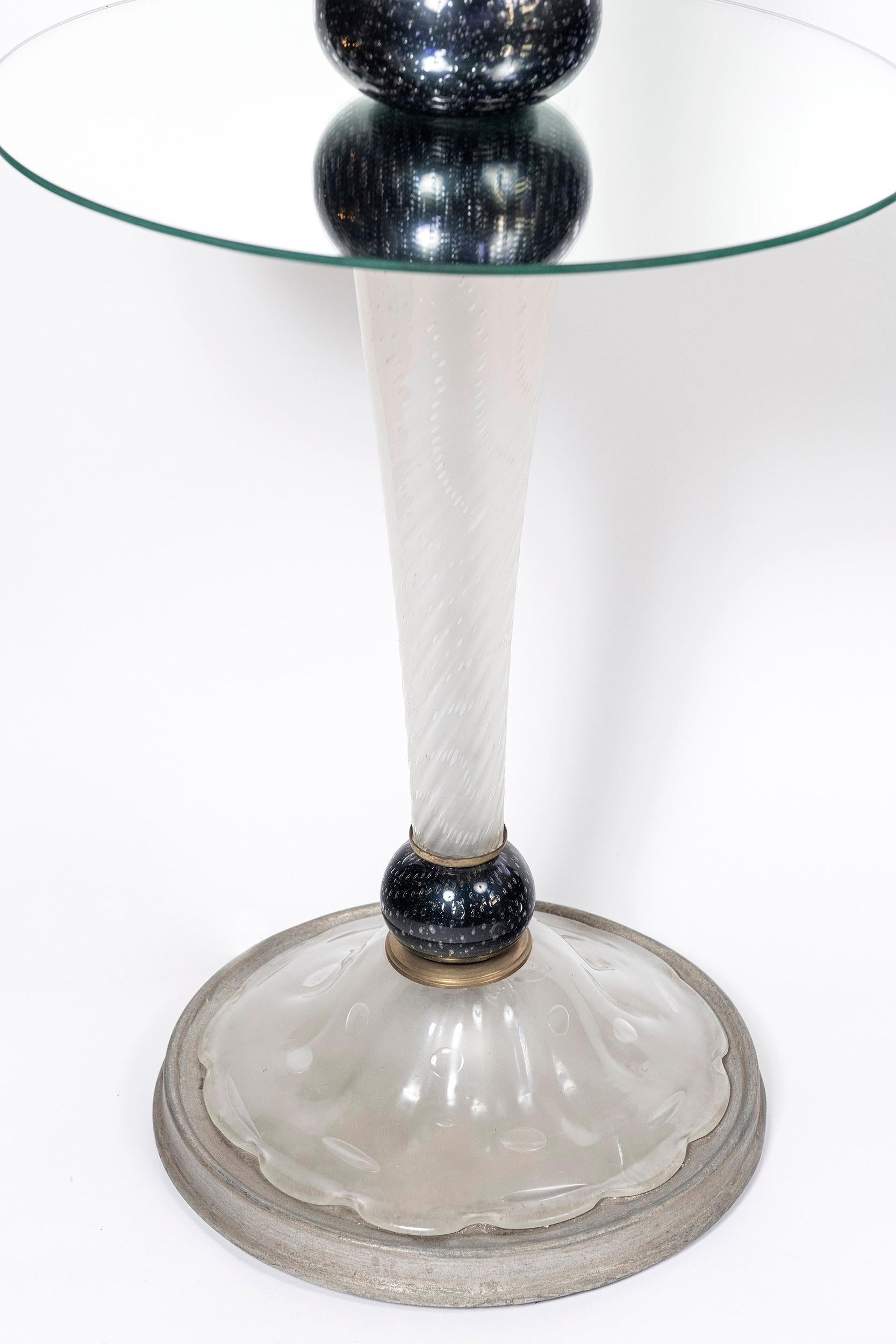 Italian Murano Glass Fountain Floor Lamp by Barovier & Toso, Italy, circa 1950 For Sale