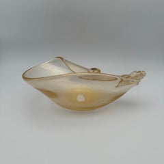 Murano Glass Free-Form Bowl by Barovier & Toso, 1950s-1960s
