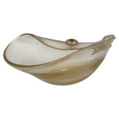 Murano Glass Free-Form Bowl by Barovier & Toso, 1950s-1960s