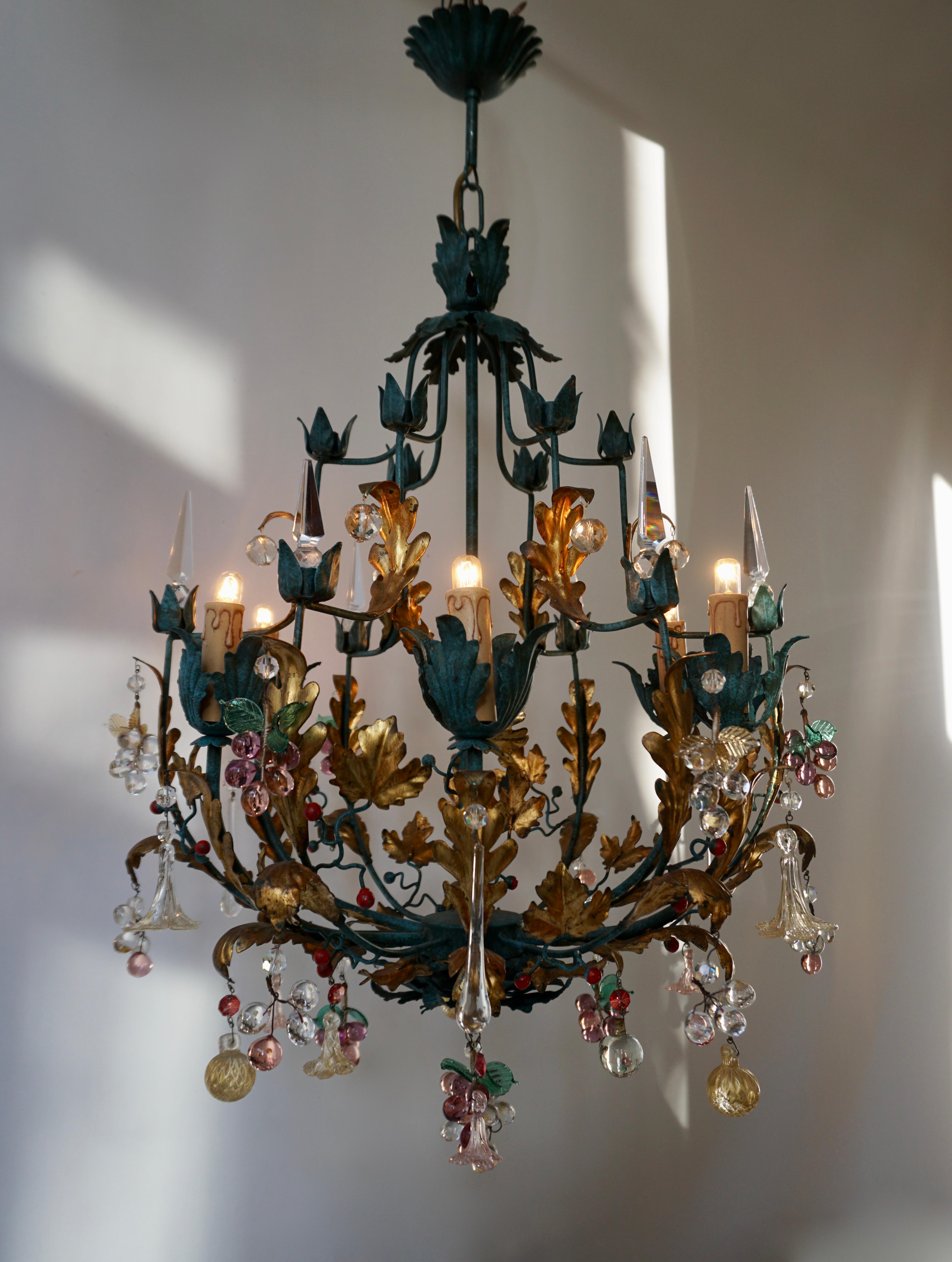 vintage fruit chandelier