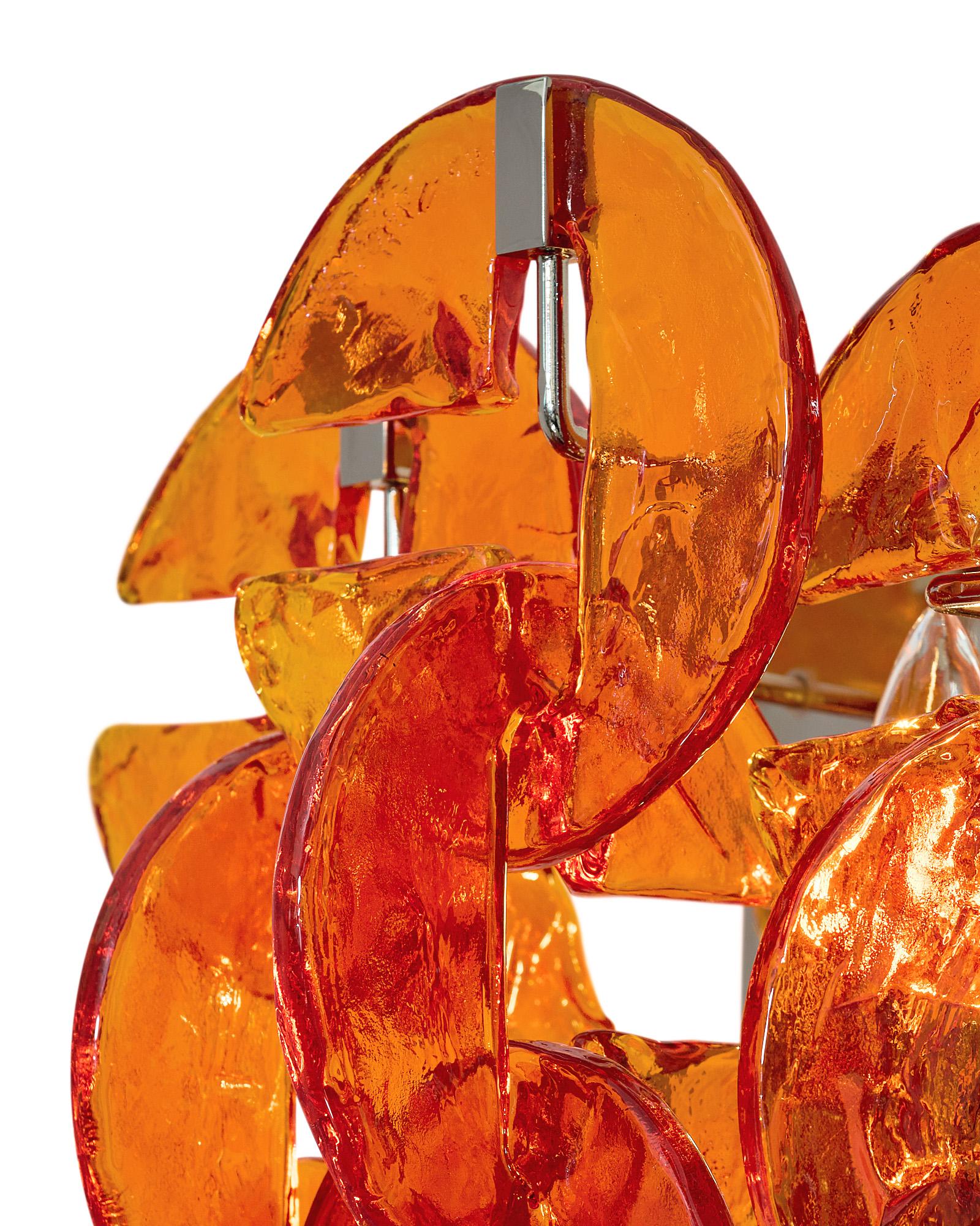 XXIe siècle et contemporain Appliques Ganci en verre de Murano en vente