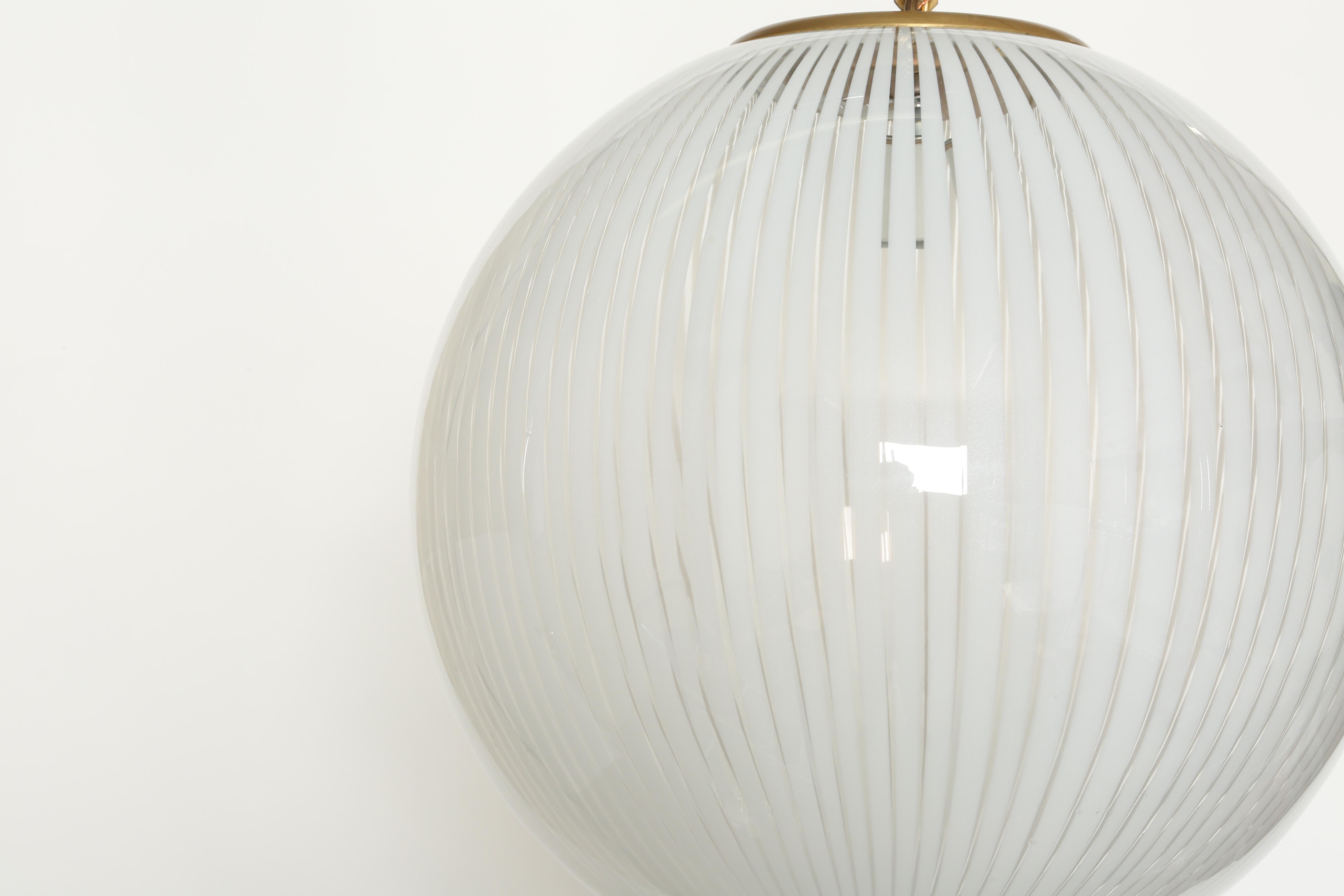 Murano Glass Globe Ceiling Pendant 1
