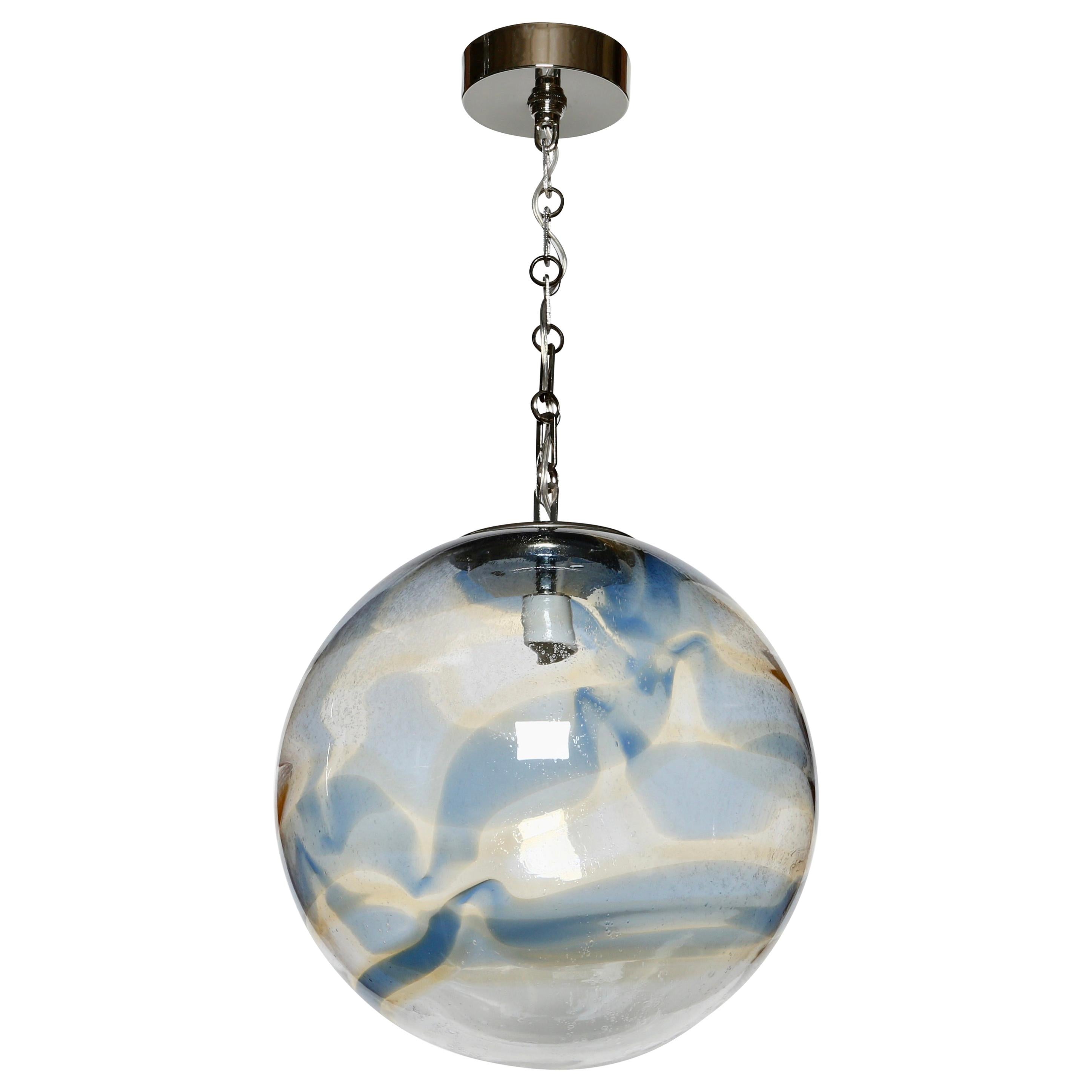 Murano Glass Globe Ceiling Pendant