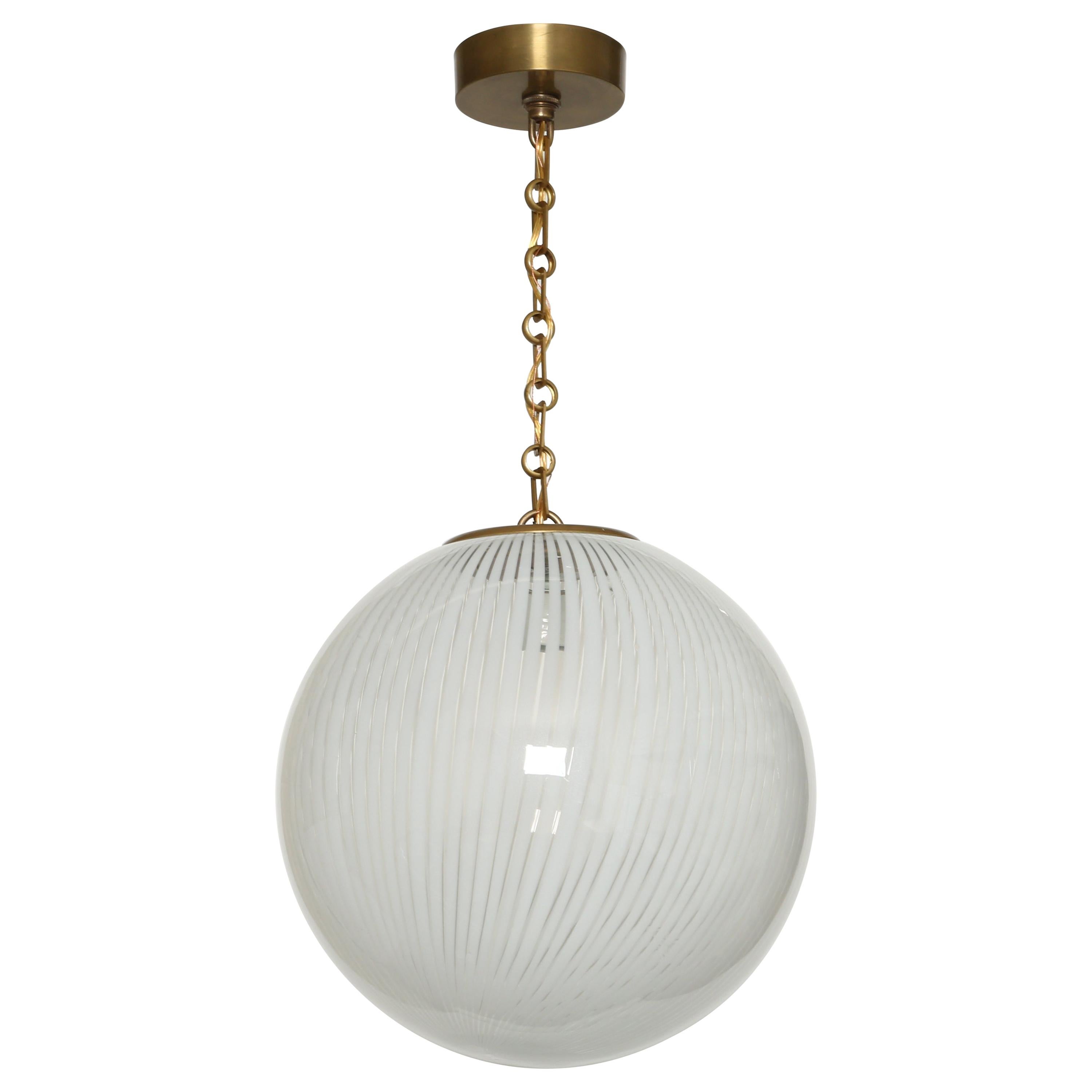 Murano Glass Globe Ceiling Pendant