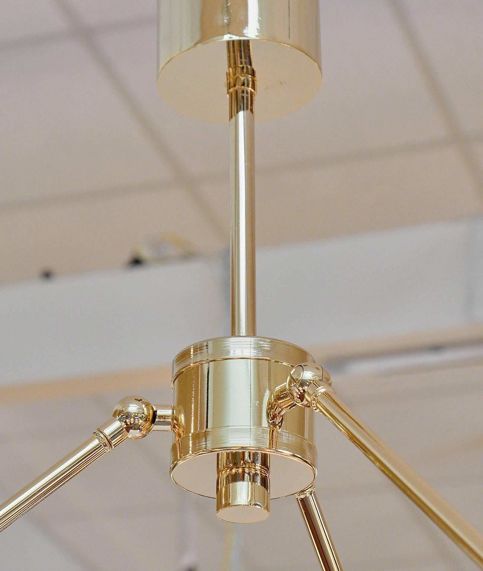 Italiano Lampadario a globo in vetro di Murano in vendita