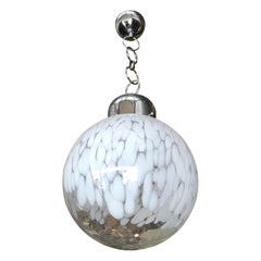 Murano Glass Globe Pendant by Venini