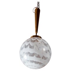 Murano Glass Globe Pendant Chandelier