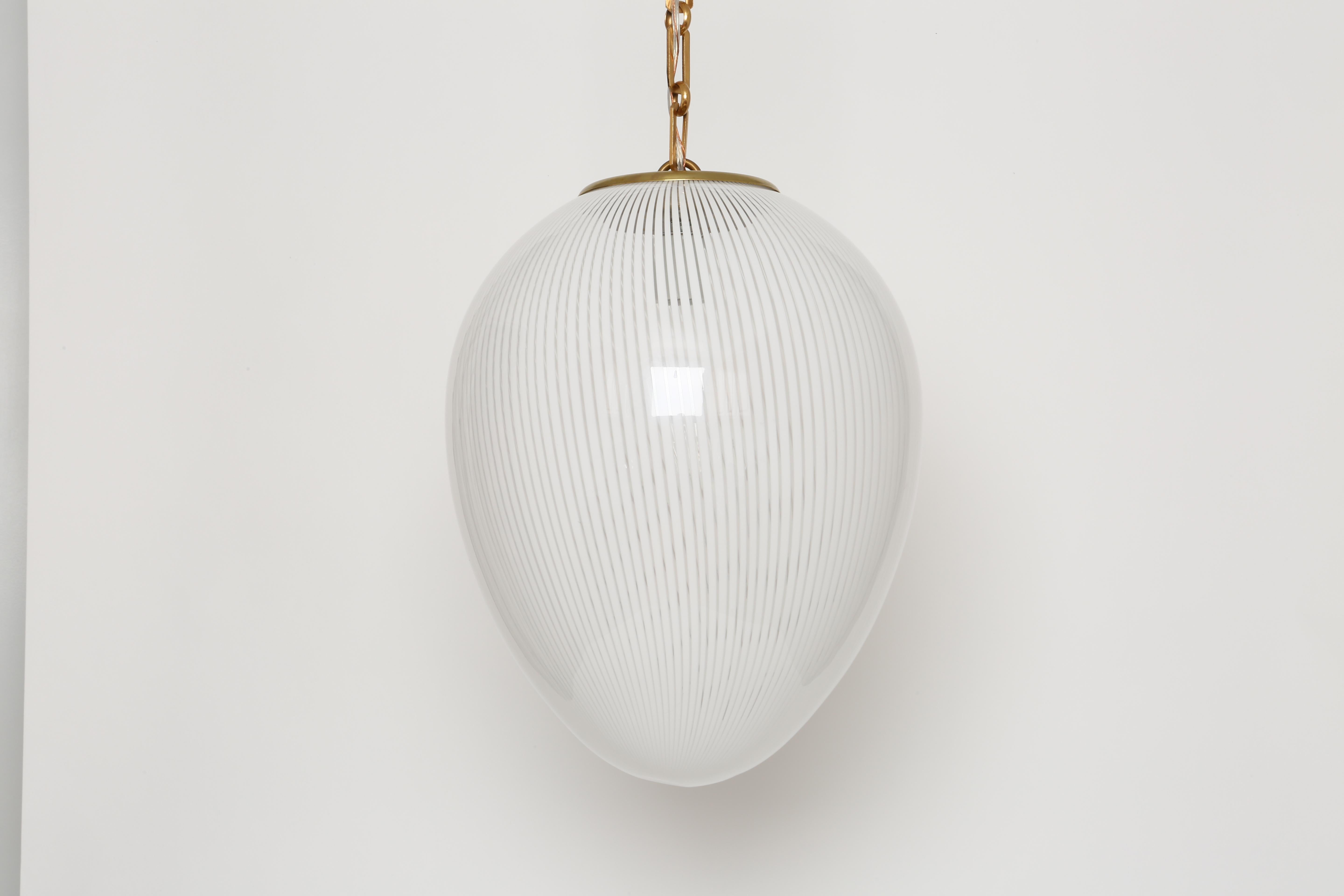 Mid-Century Modern Murano Glass Globe Pendant