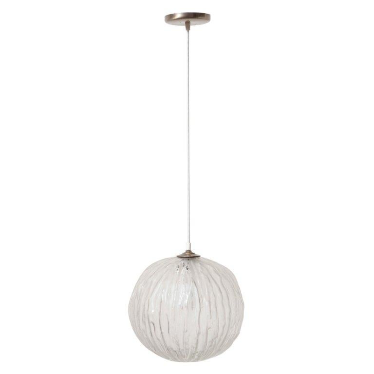 Murano Glass Globe Pendant Lamp