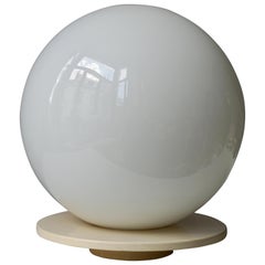 Murano Glass Globe Shaped Table Lamp Made in Italy
