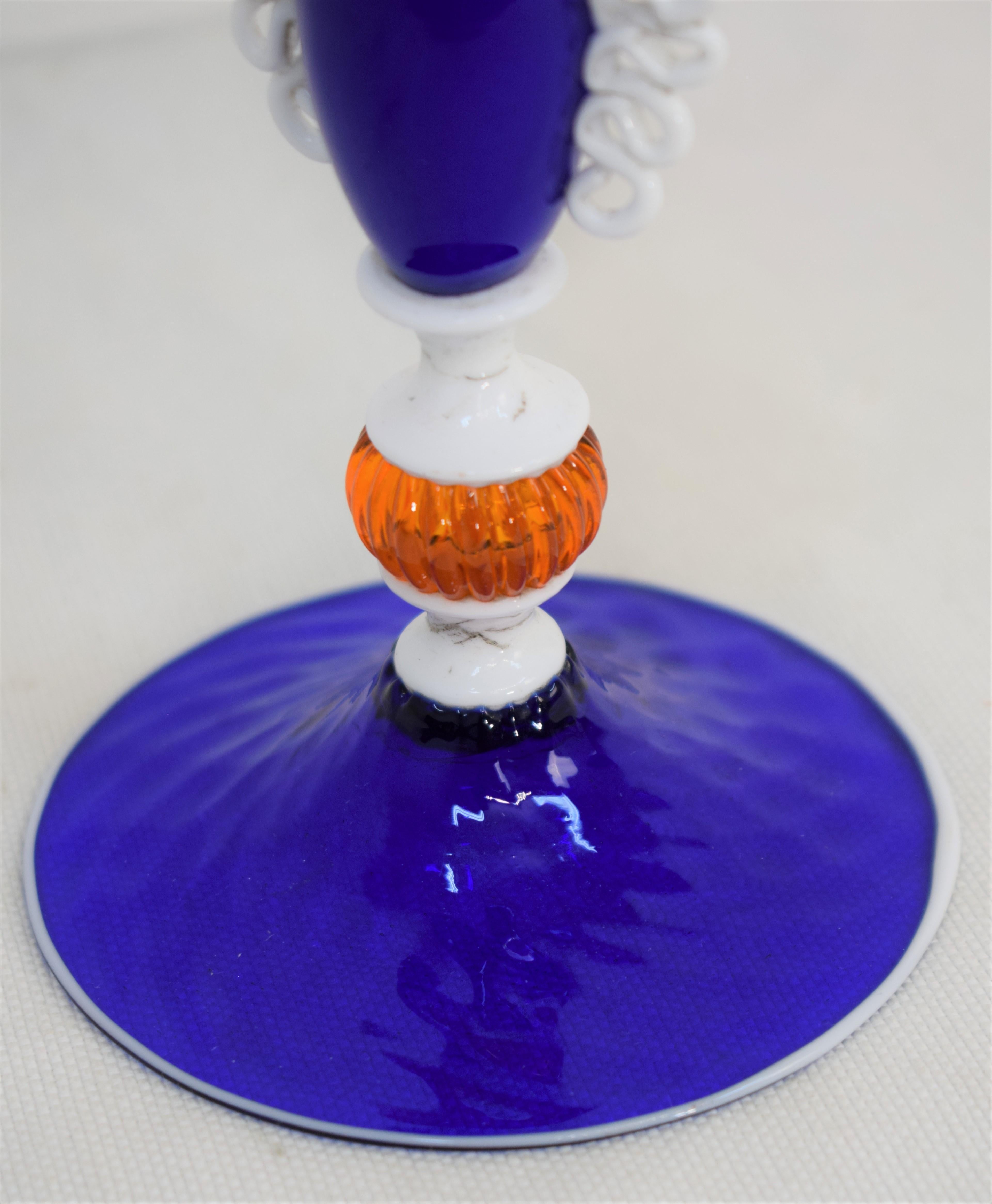 Mid-20th Century Murano Glass Globet, 1930s For Sale