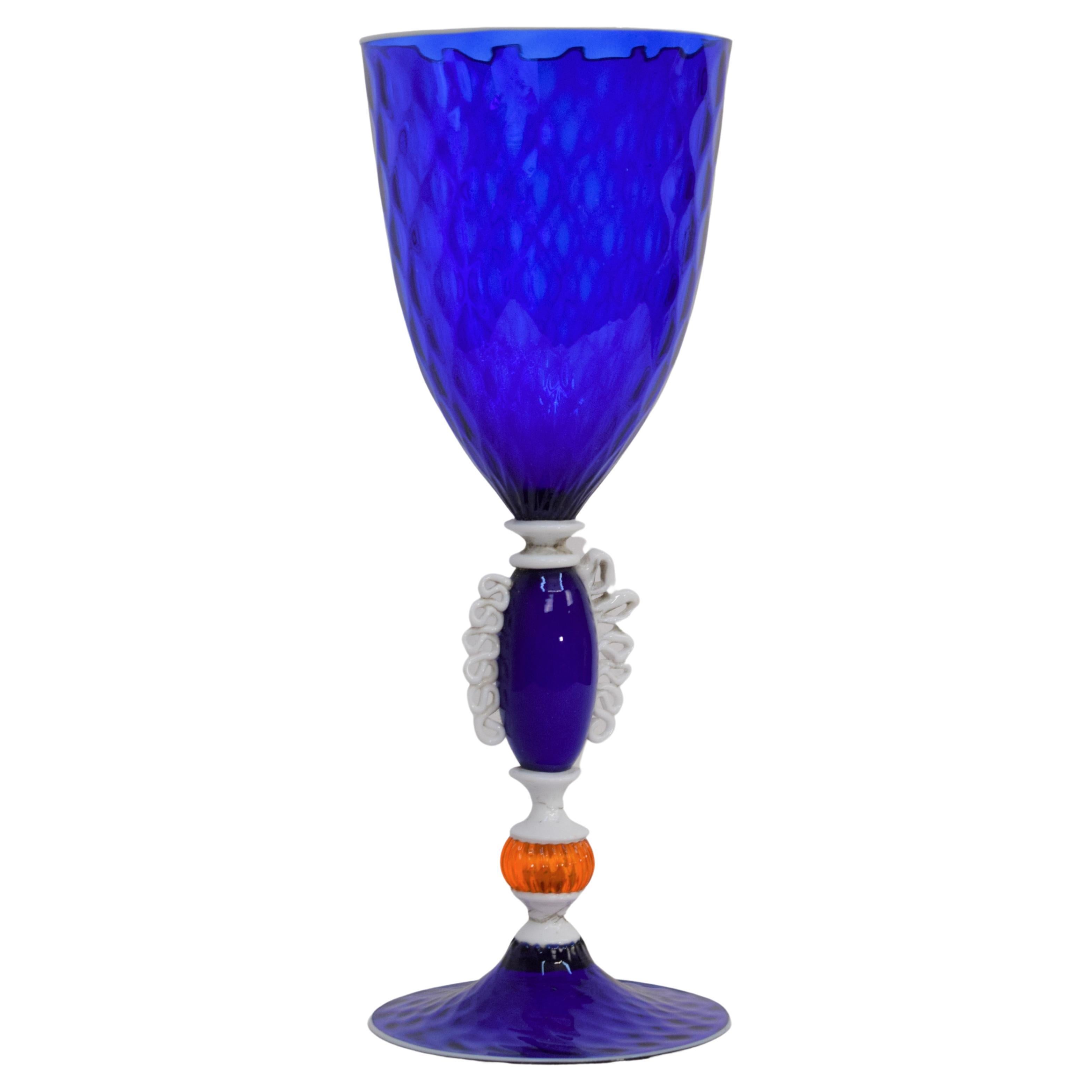Murano Glass Globet, 1930s For Sale