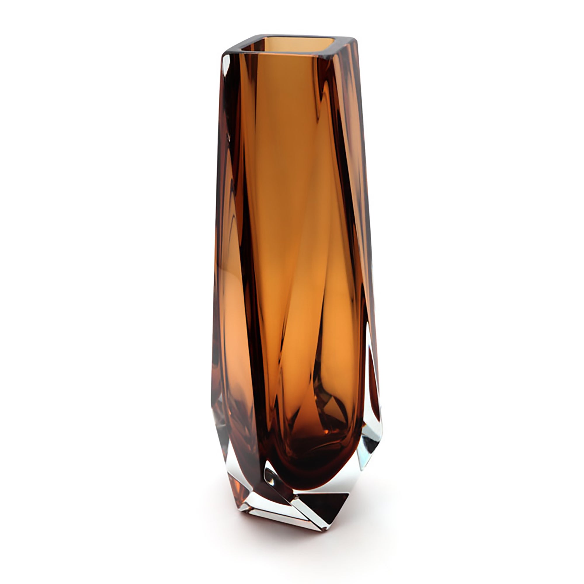 Murano Glass "Goccia" Vase by Mandruzzato, Mid-Century Modern, 40 cm Tall