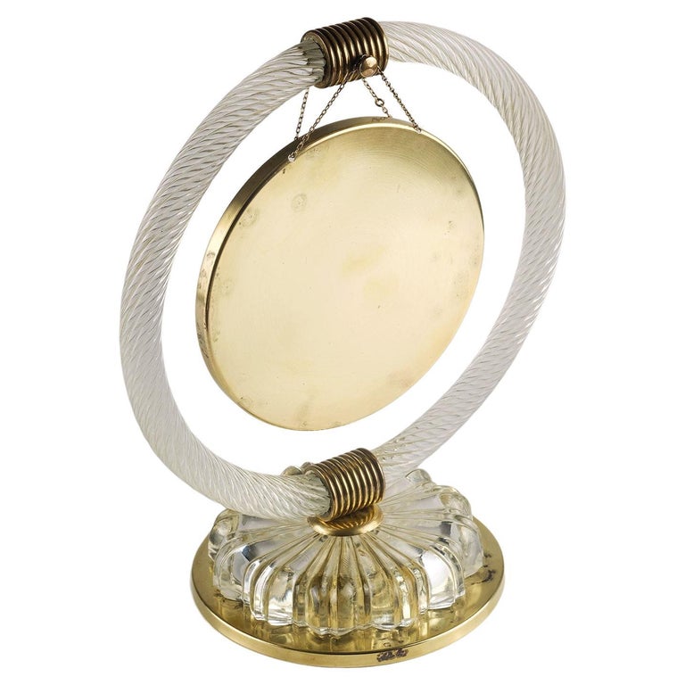 Murano Glass Gong by Seguso Vetri d'Arte, Italy For Sale at 1stDibs