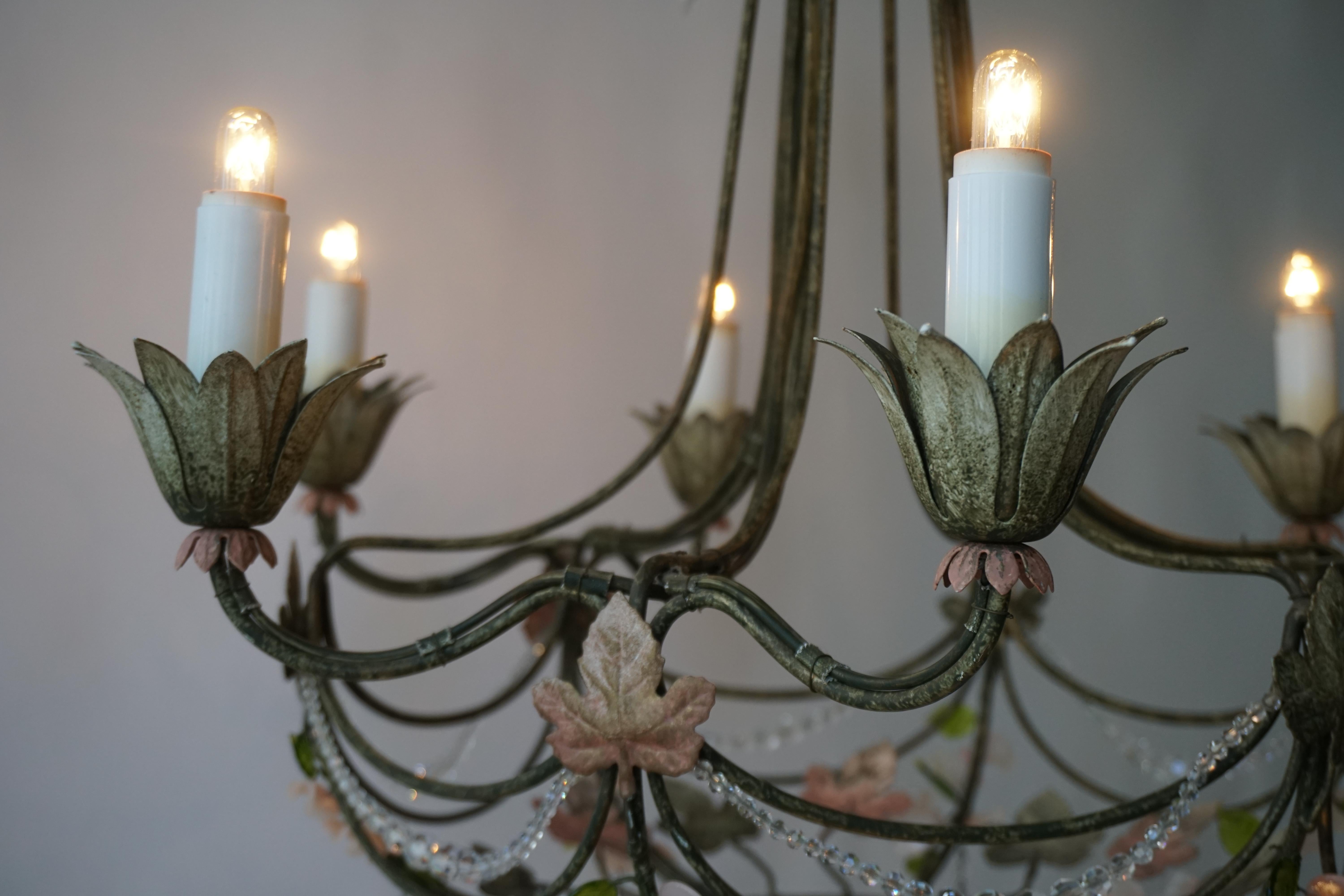Lampadario con uva in vetro di Murano In condizioni buone in vendita a Antwerp, BE