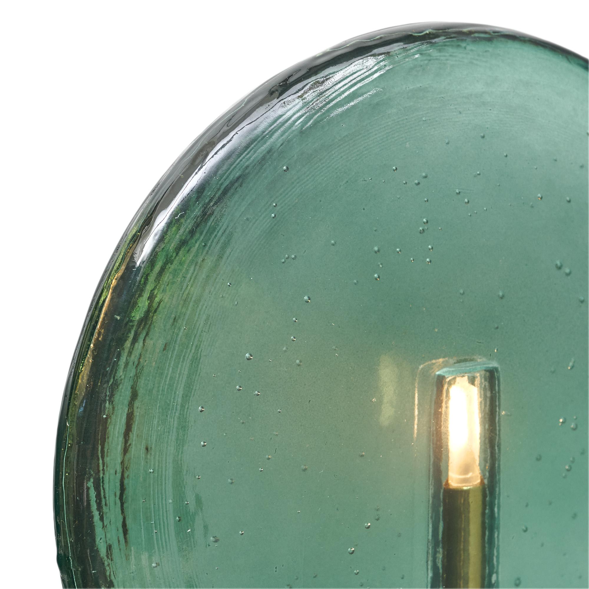 XXIe siècle et contemporain Appliques à sucettes vertes en verre de Murano en vente