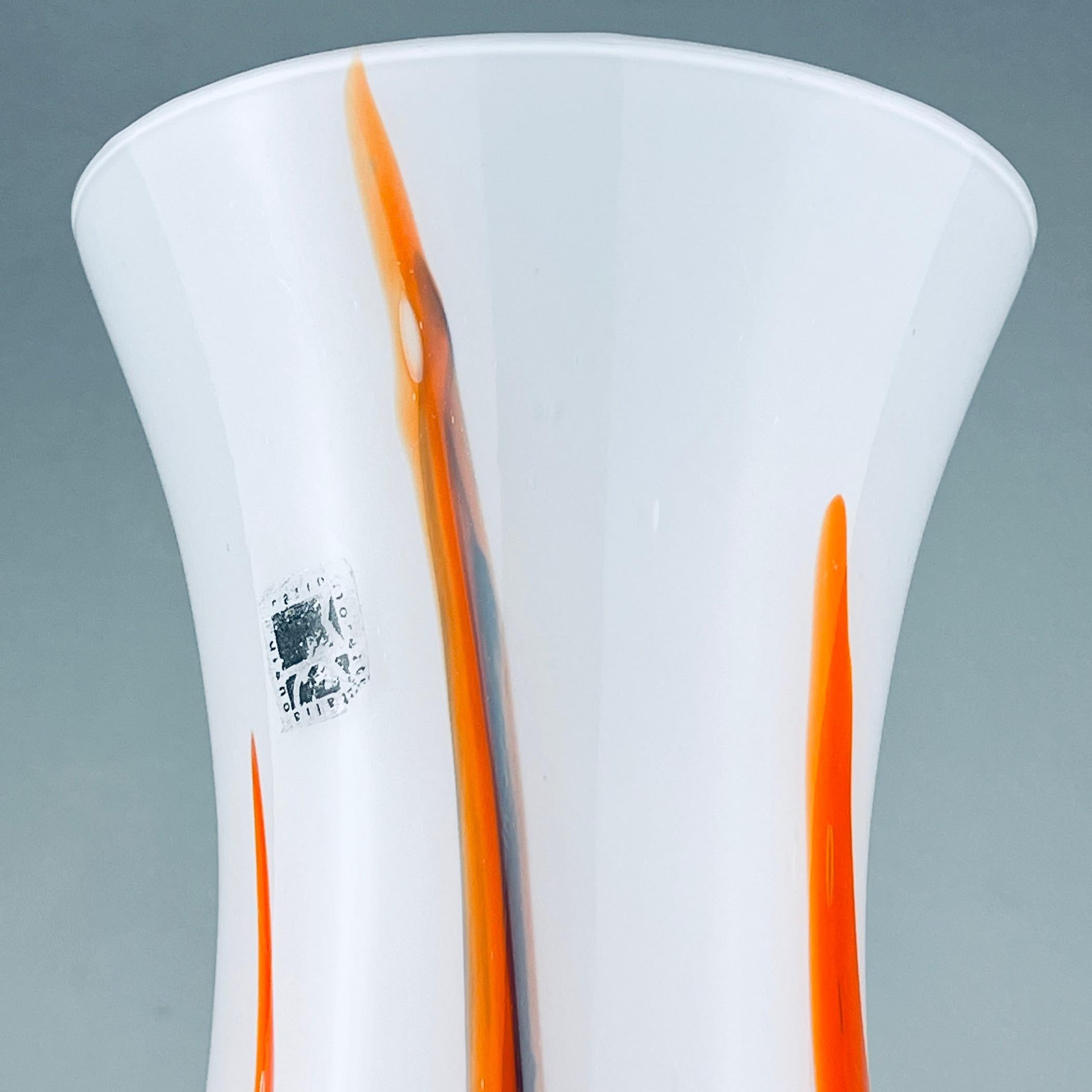 Murano Glass Hand-Cut Vase by Carlo Moretti, Italy, 1970s For Sale 6