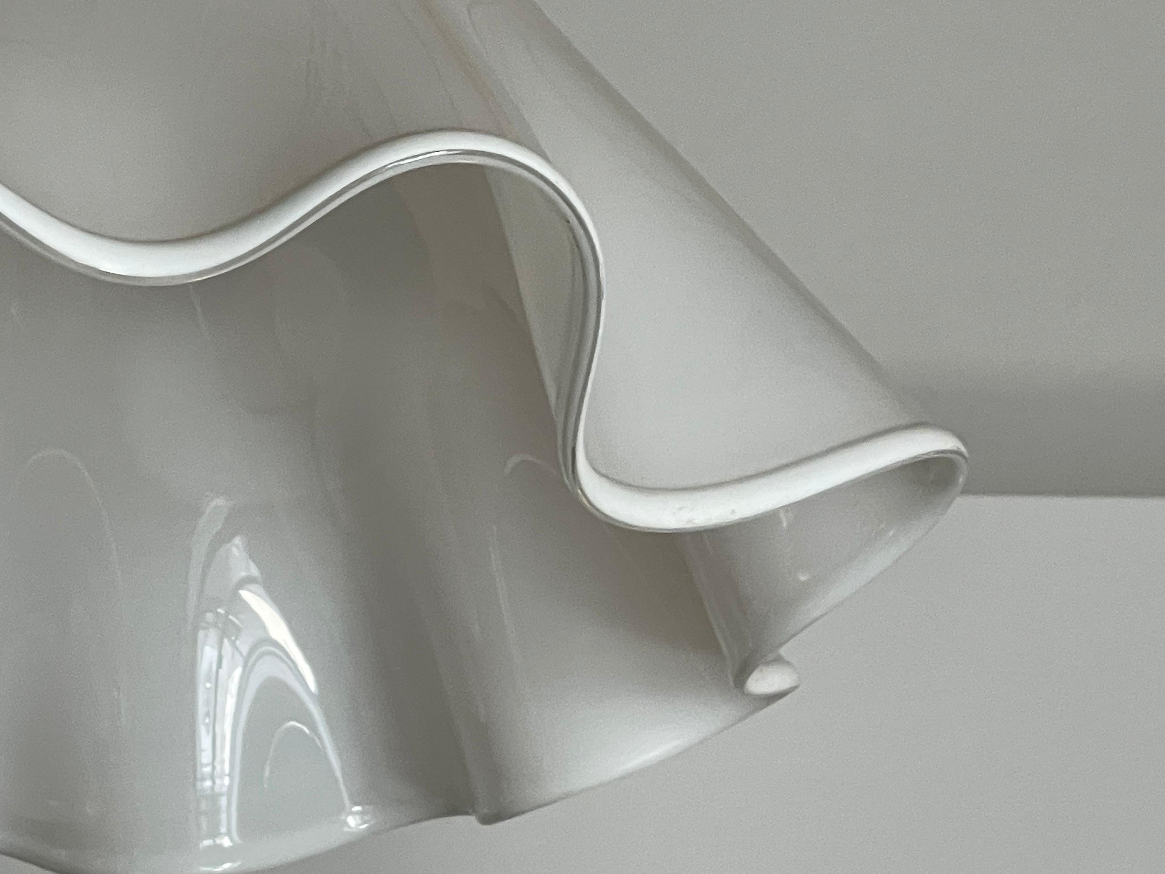 Late 20th Century Murano Glass Handkerchief Style Hanging Light