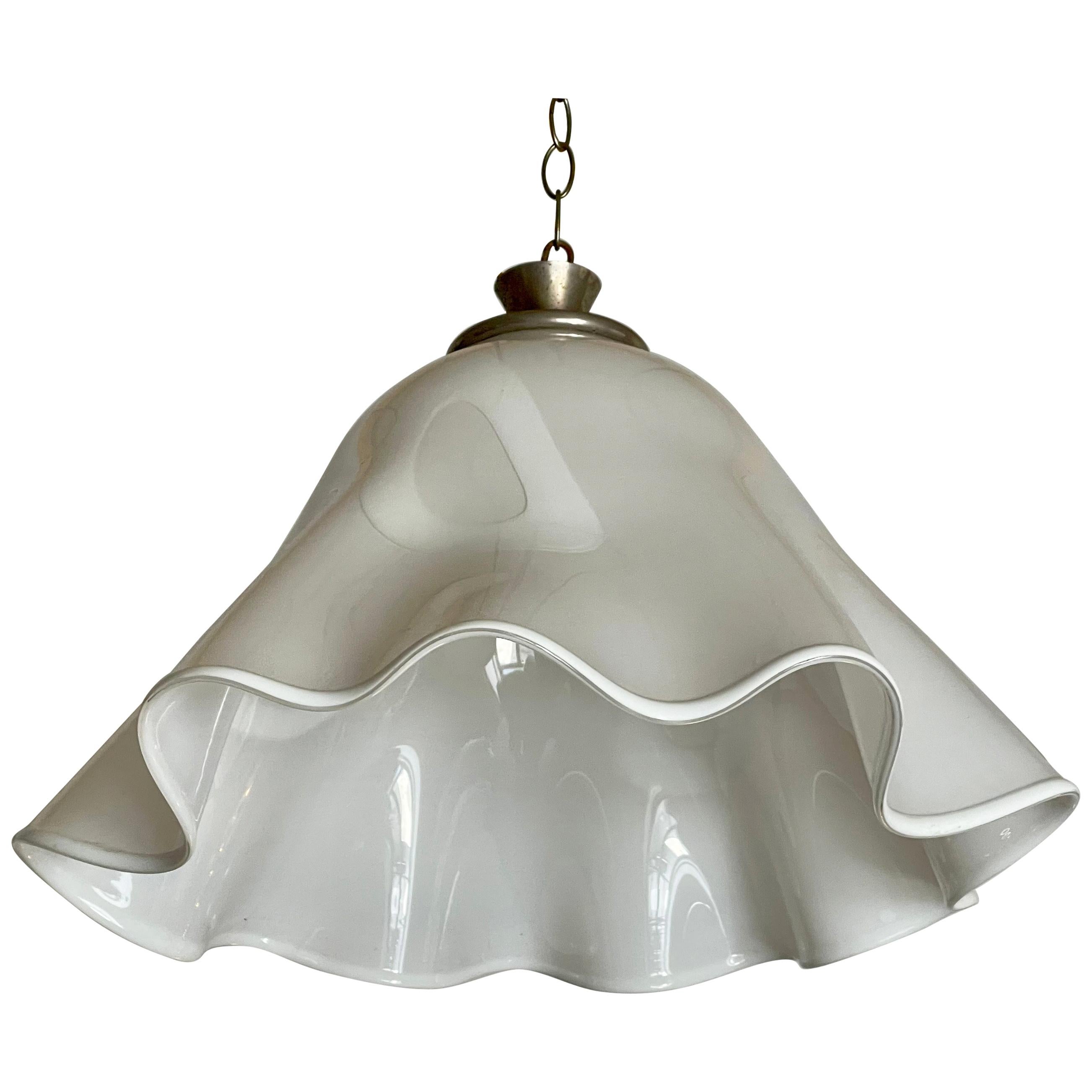 Murano Glass Handkerchief Style Hanging Light