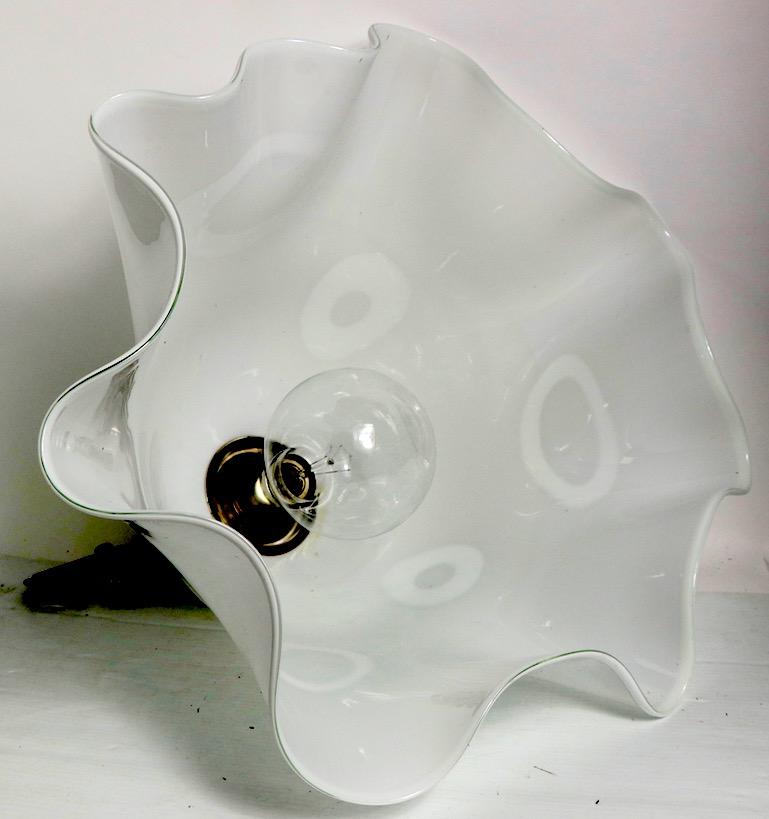 Murano Glass Handkerchief Vase Chandelier For Sale 6