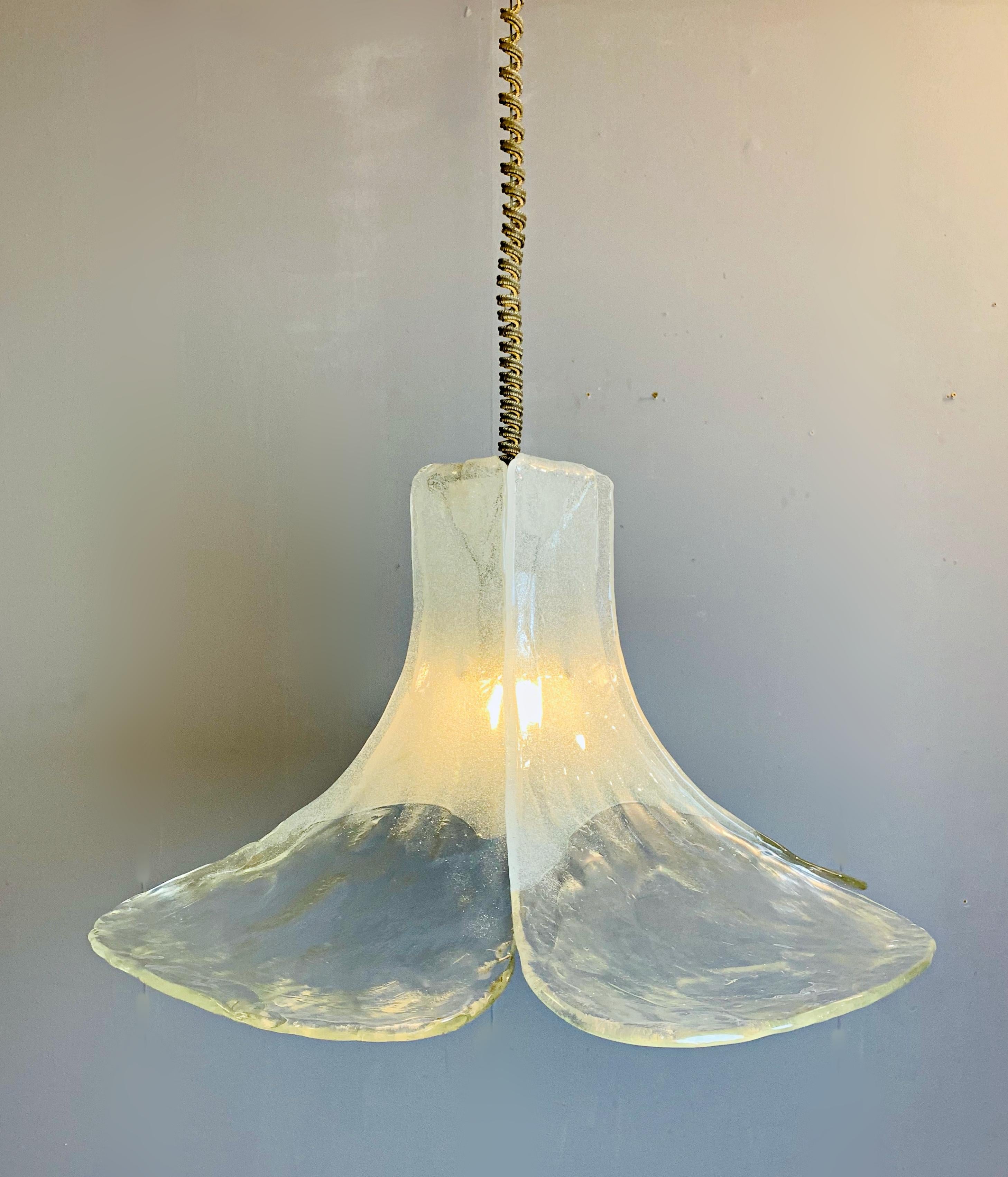 Murano glass hanging lamp by Carlo Nason, 1960s.