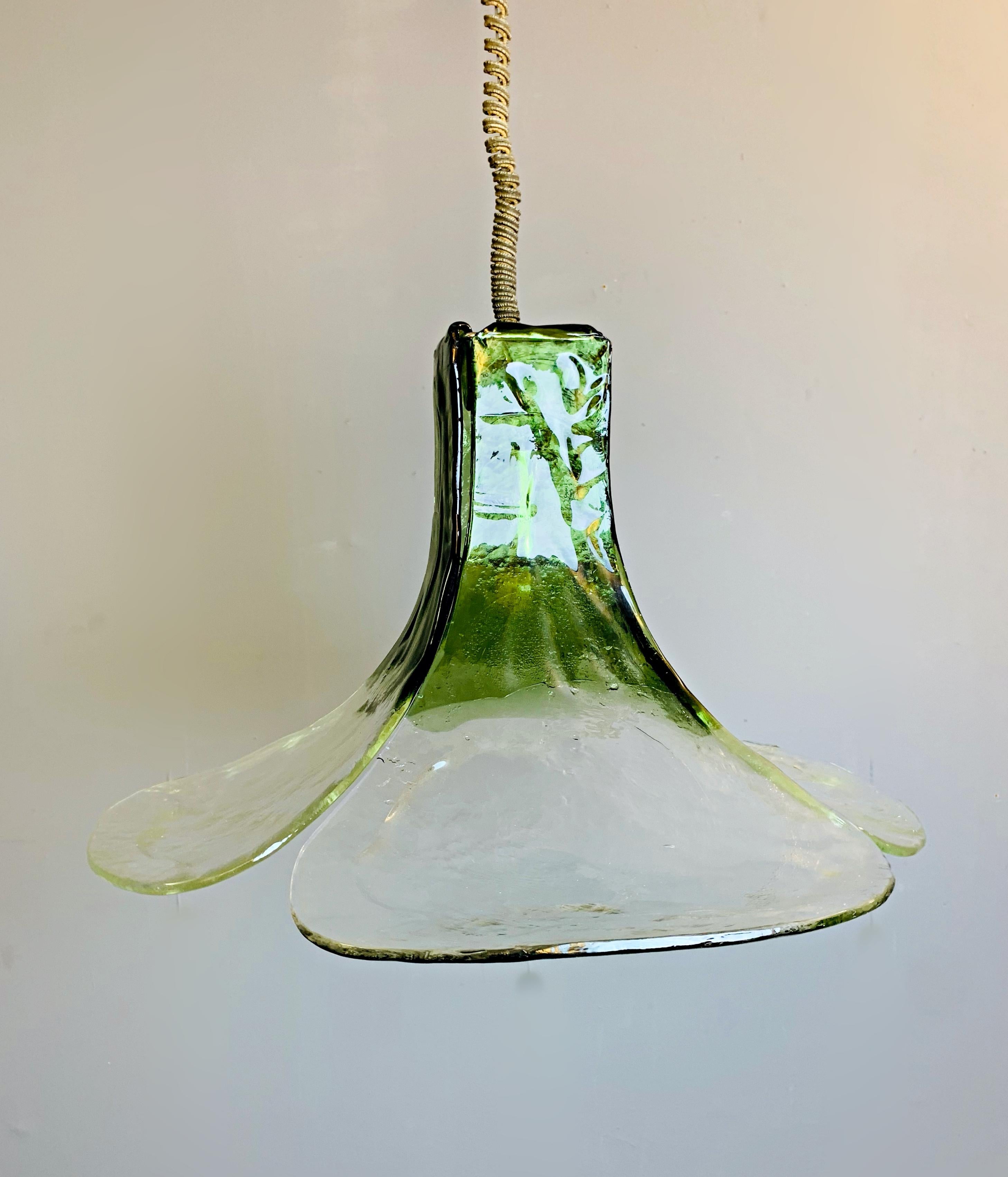 Murano glass hanging lamp by Carlo Nason, 1960s.