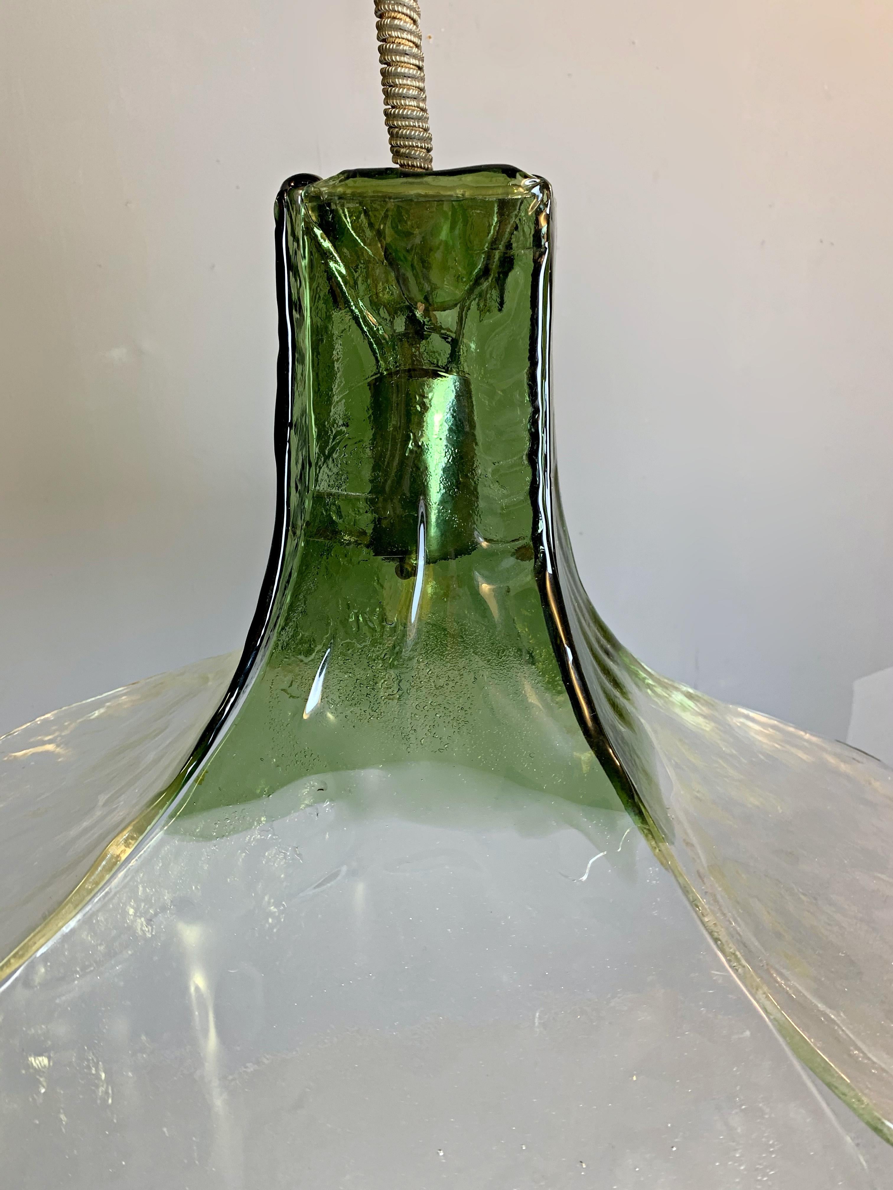 Italian Murano Glass Hanging Lamp by Carlo Nason, 1960s For Sale