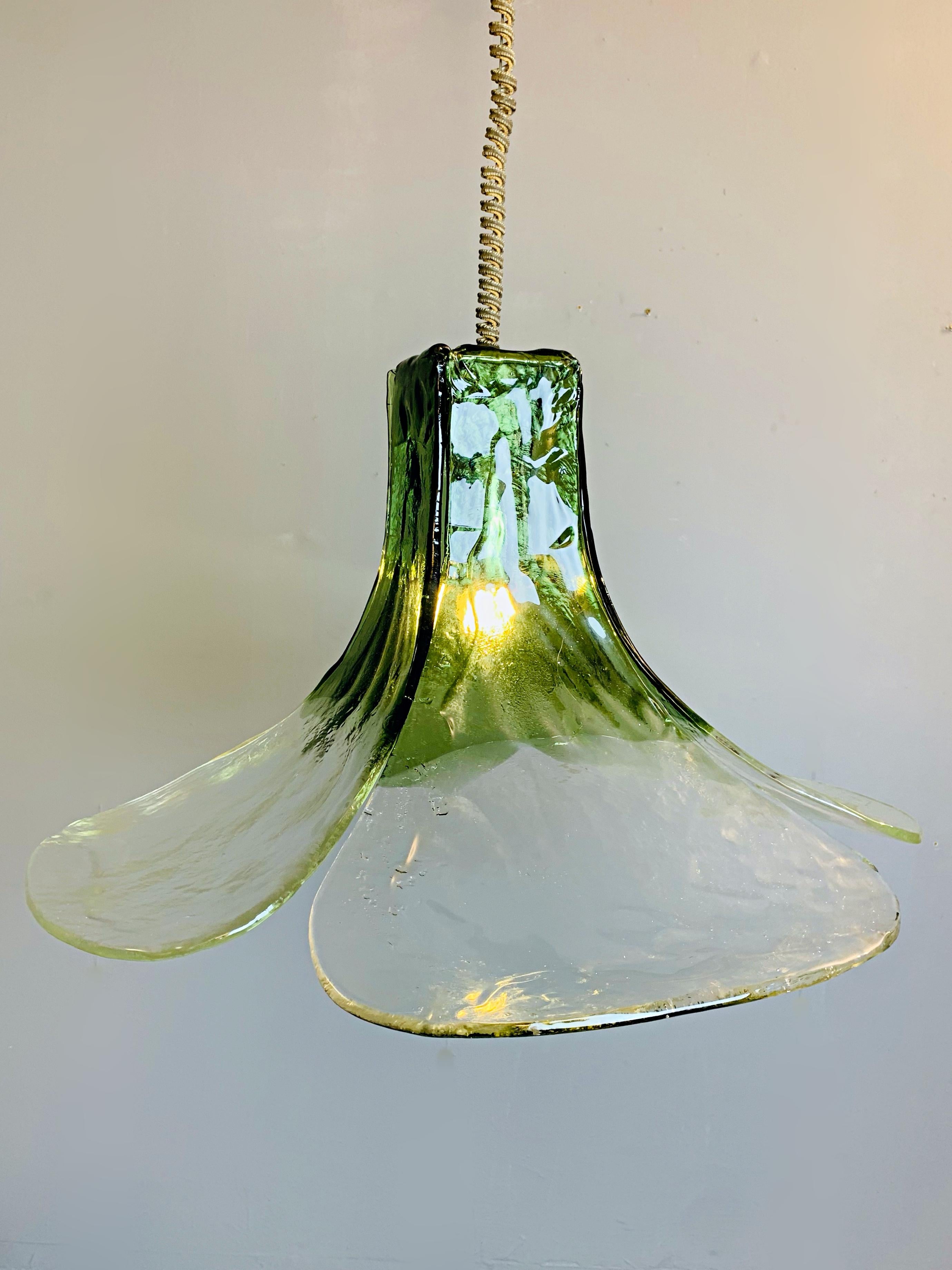 Murano Glass Hanging Lamp by Carlo Nason, 1960s In Good Condition For Sale In Brussels, BE