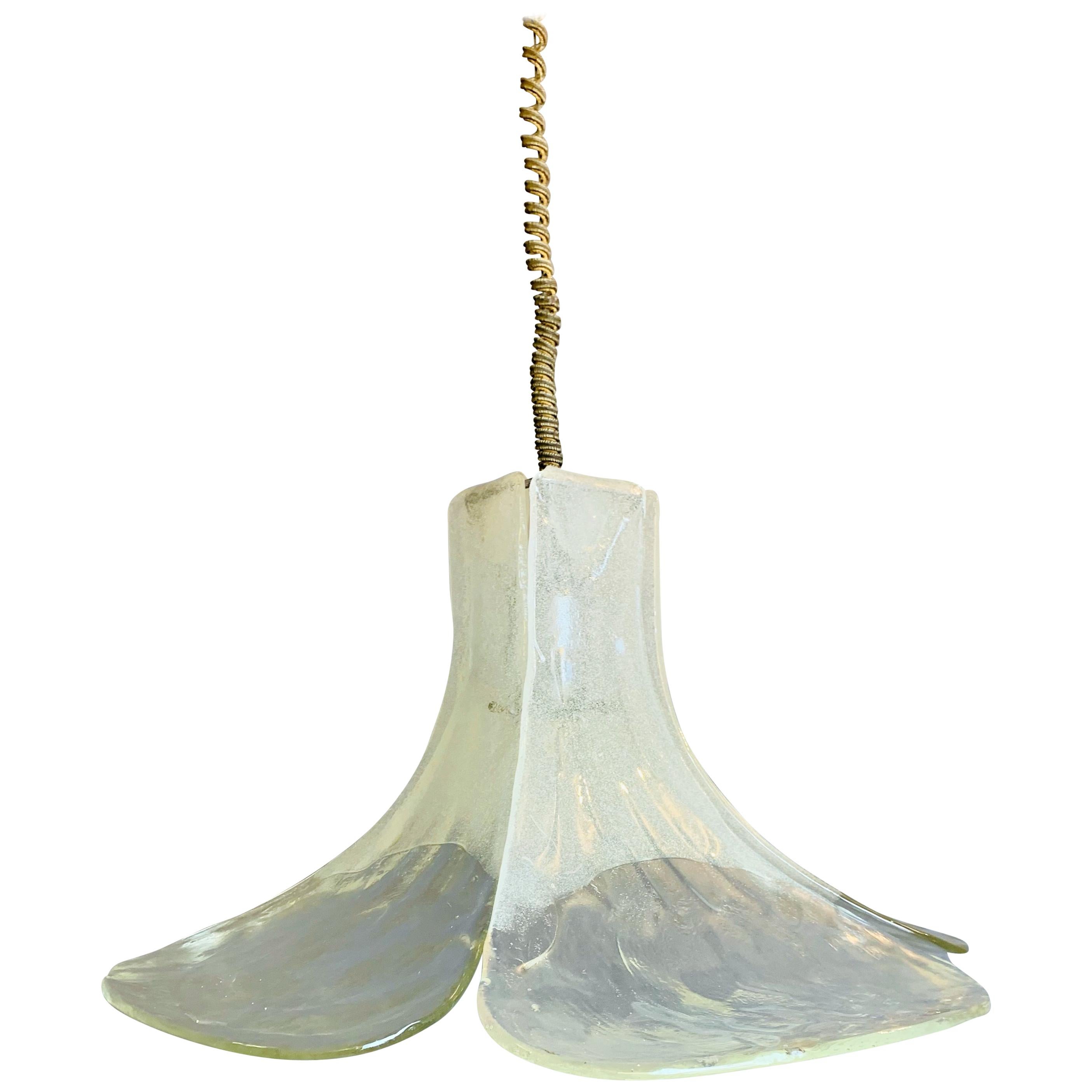 Murano Glass Hanging Lamp by Carlo Nason, 1960s