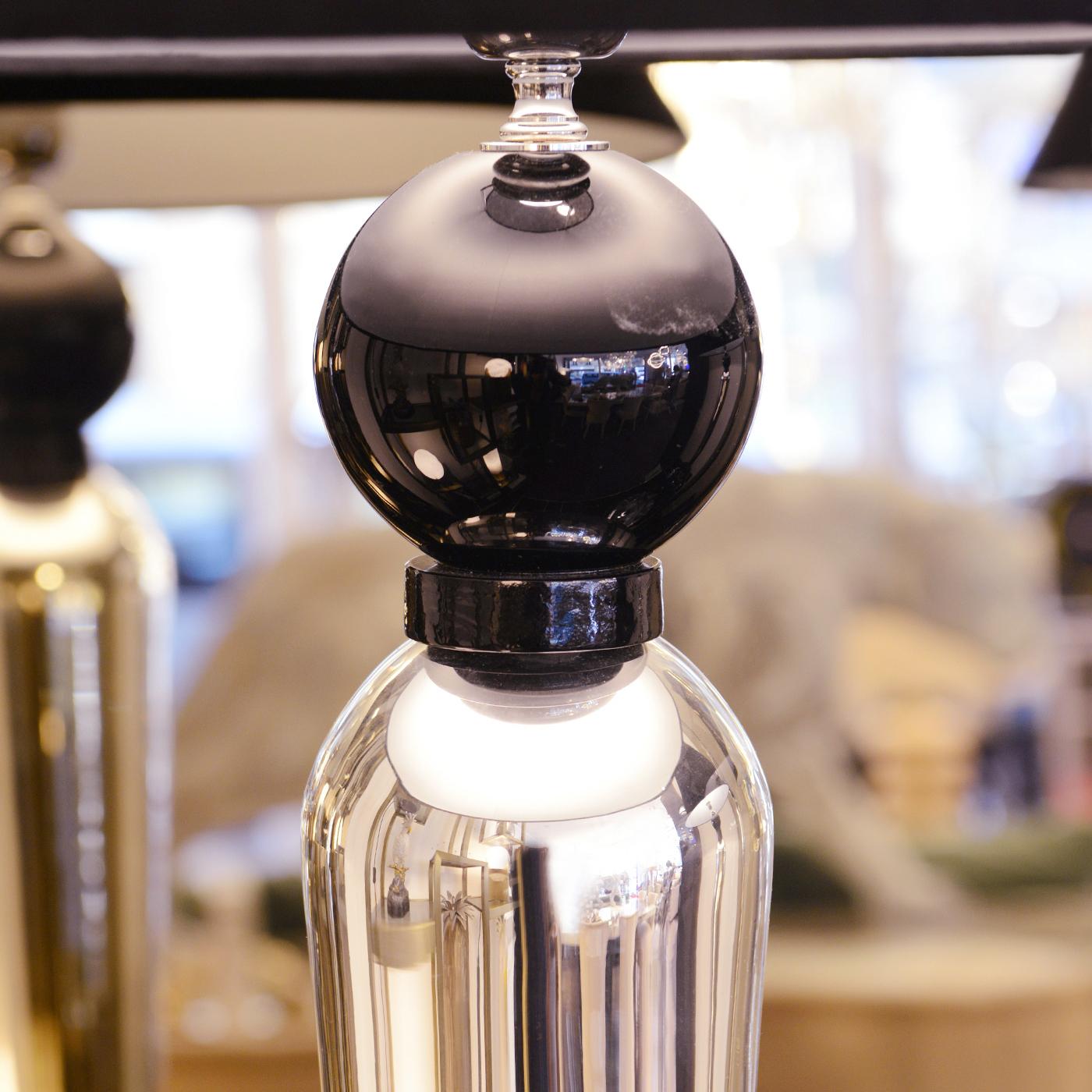 italien Murano Glass High Set of 2 Table Lamp en vente