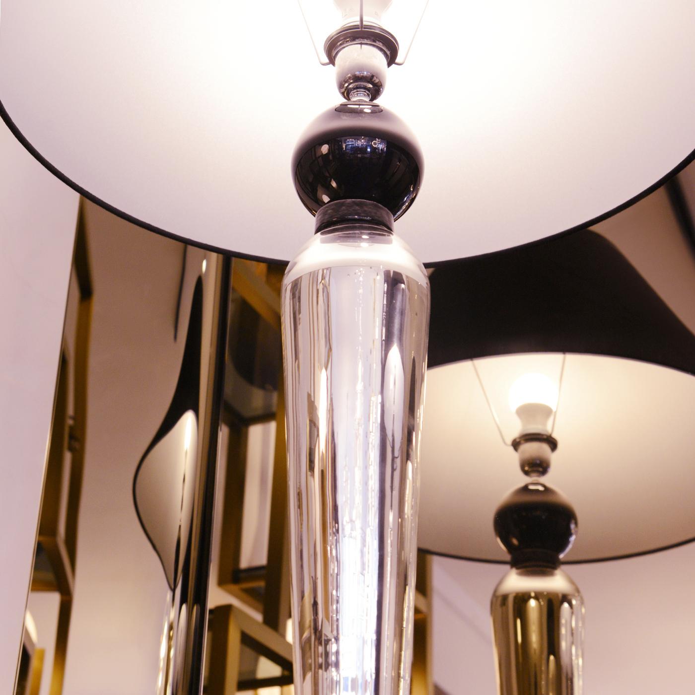 Fin du 20e siècle Murano Glass High Set of 2 Table Lamp en vente