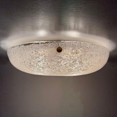 Murano glass Hillebrand Flush mount ceiling lamp , 1970s