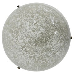 Murano glass Hillebrand Flush mount ceiling lamp , 1970s