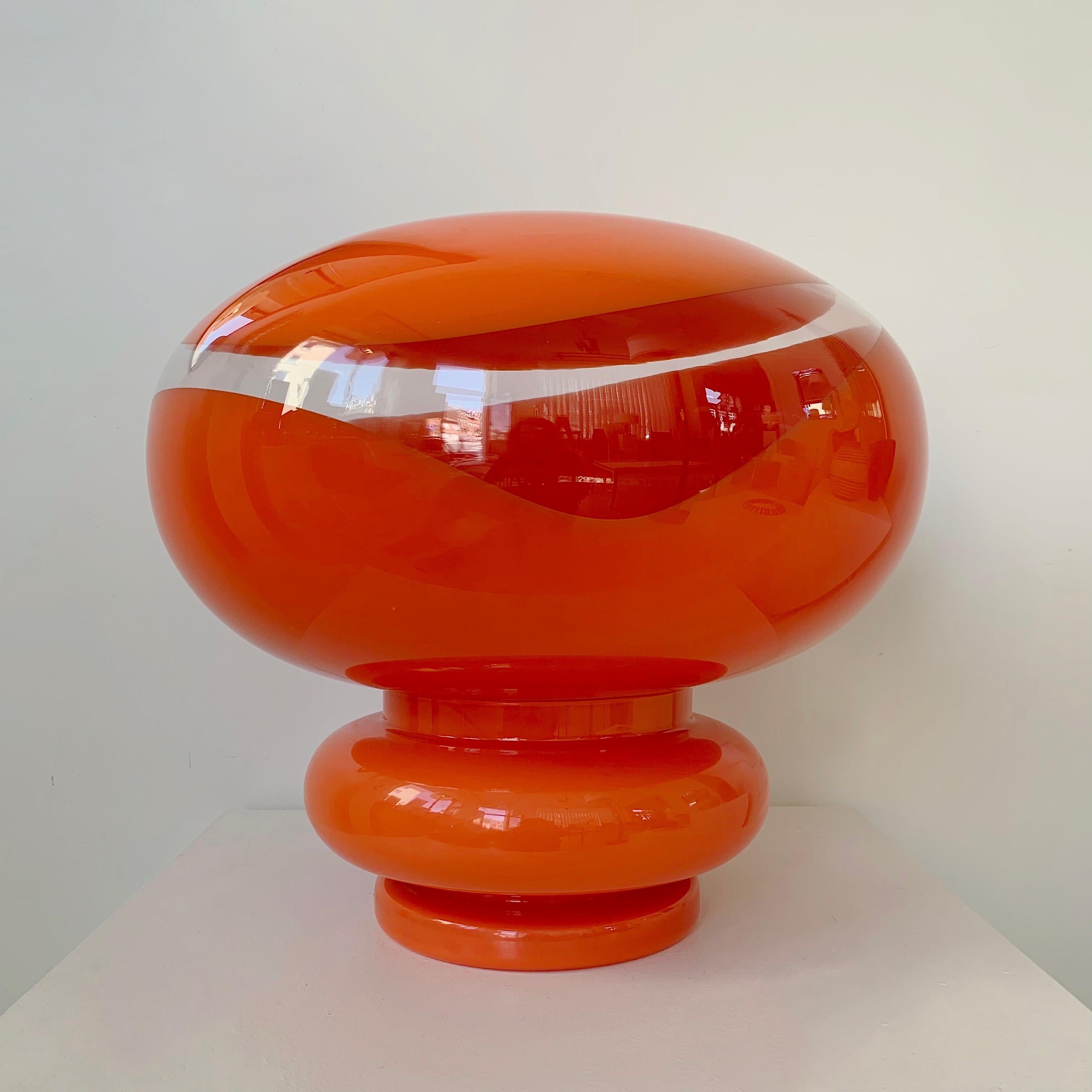 Murano Glass Hiroshima Table Lamp by Ezio Didone for La Murrina, c. 1960, Italy. In Good Condition For Sale In Brussels, BE