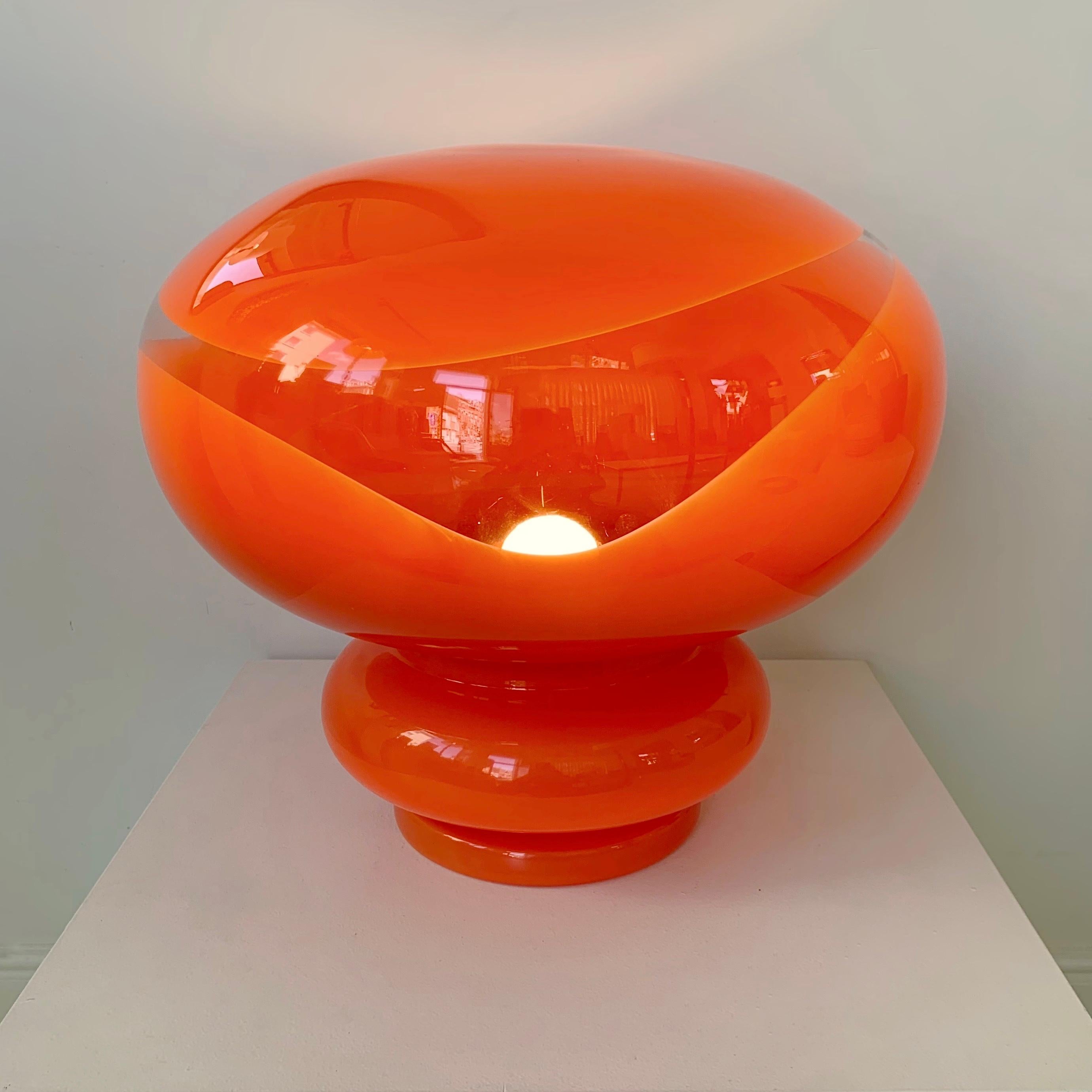 Murano Glass Hiroshima Table Lamp by Ezio Didone for La Murrina, c. 1960, Italy. For Sale 3