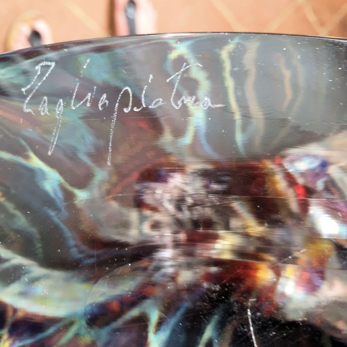 Murano glass horse sculpture, signed 6