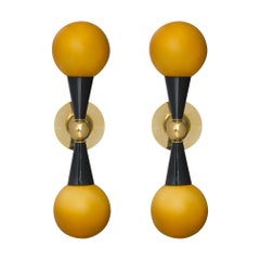 Murano Glass “Incamiciato” Stilnovo Sconces
