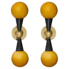 Murano Glass “Incamiciato” Stilnovo Sconces