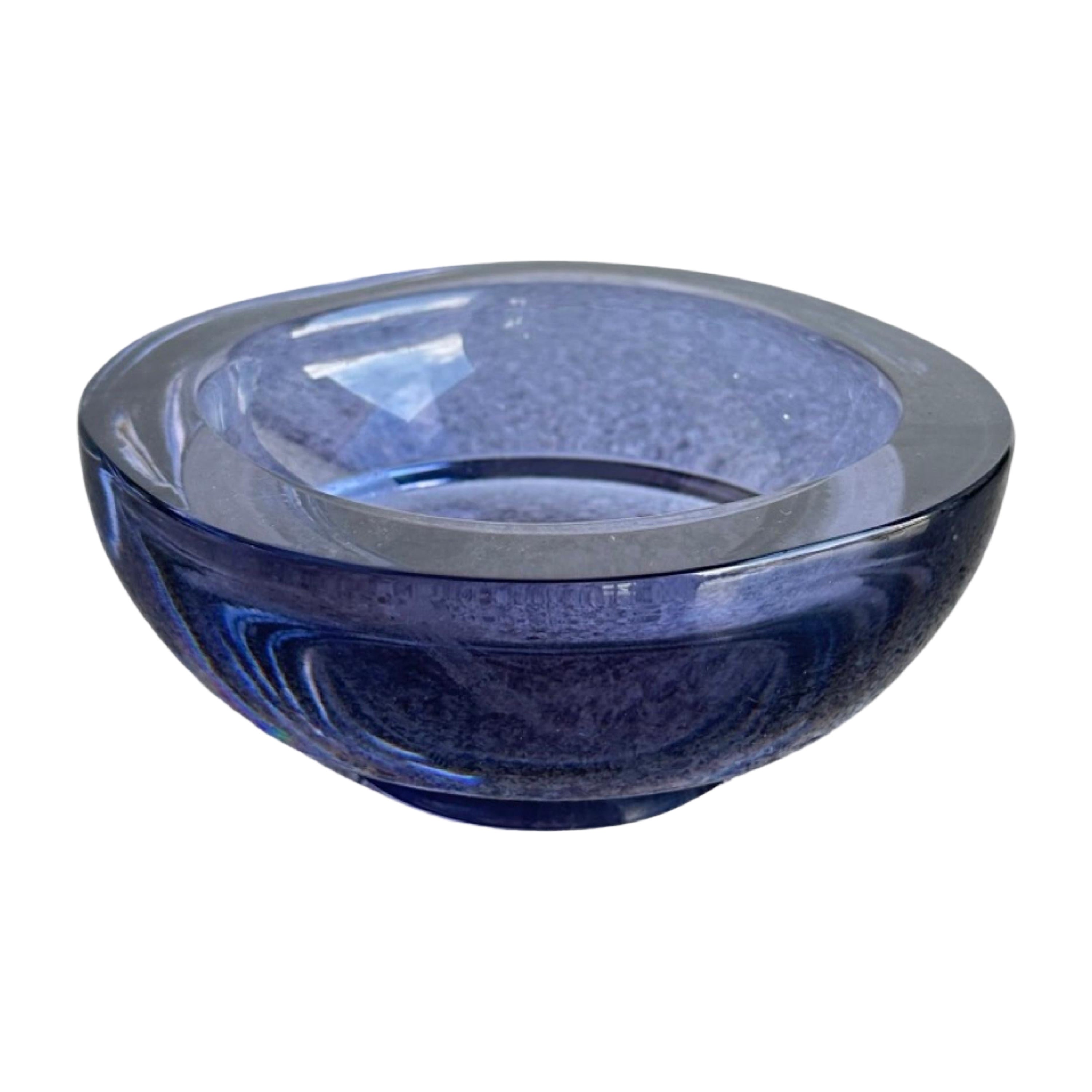 Cendrier italien en verre de Murano par Bonimi